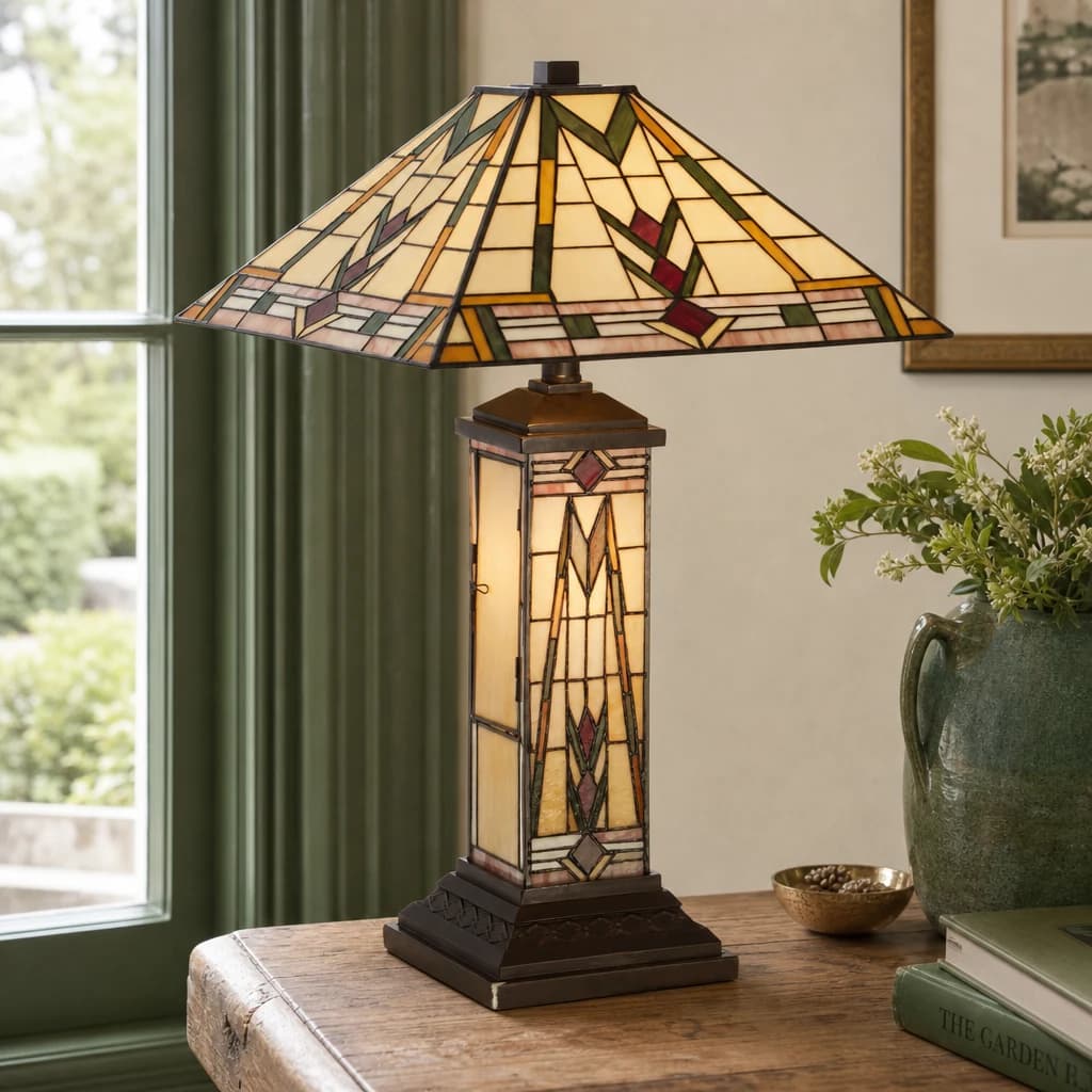 Wisteria Tiffany Table Lamp - Table lamps, photo 1 of 6