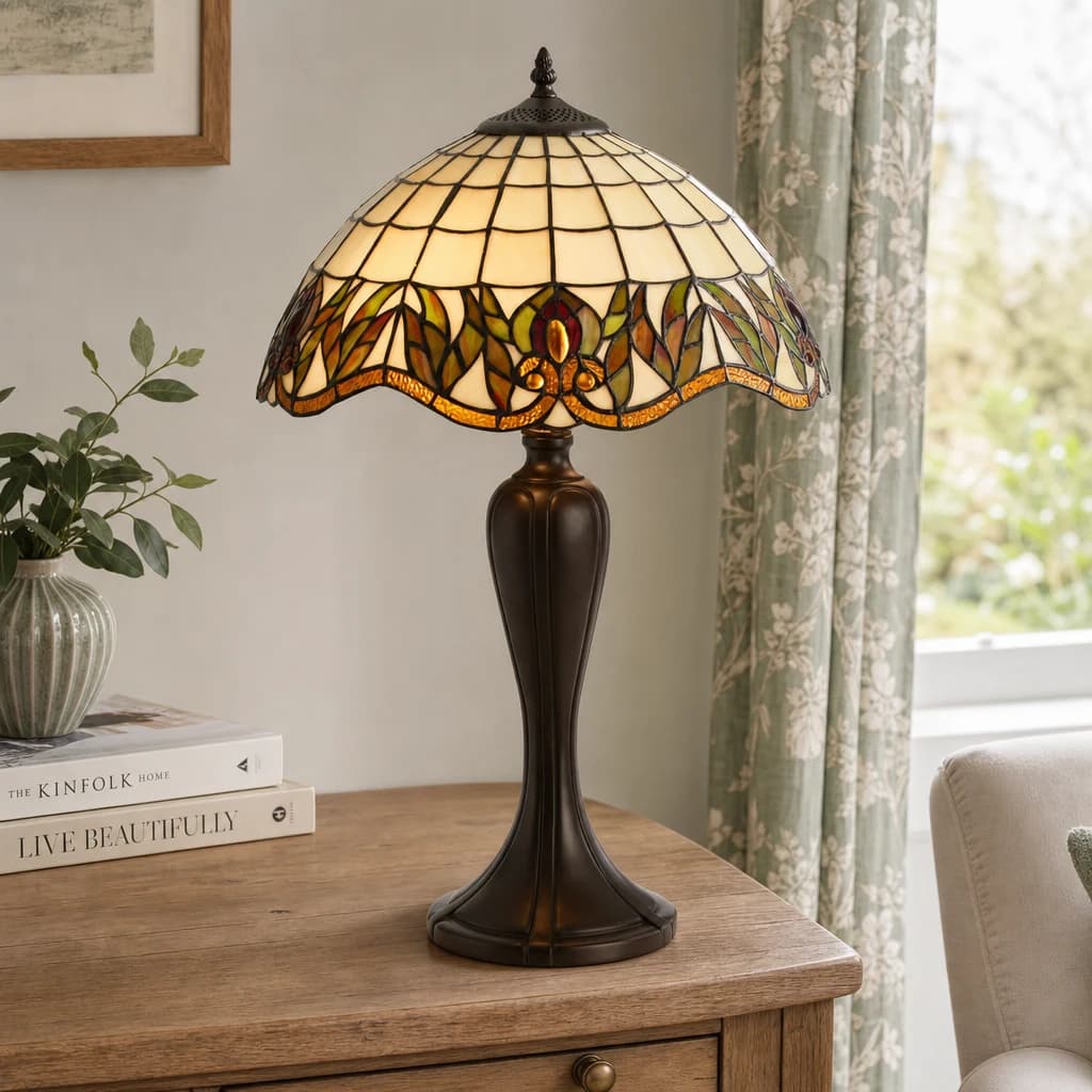 Wisteria Tiffany Umbrella Shade Table Lamp - Table lamps, photo 1 of 5
