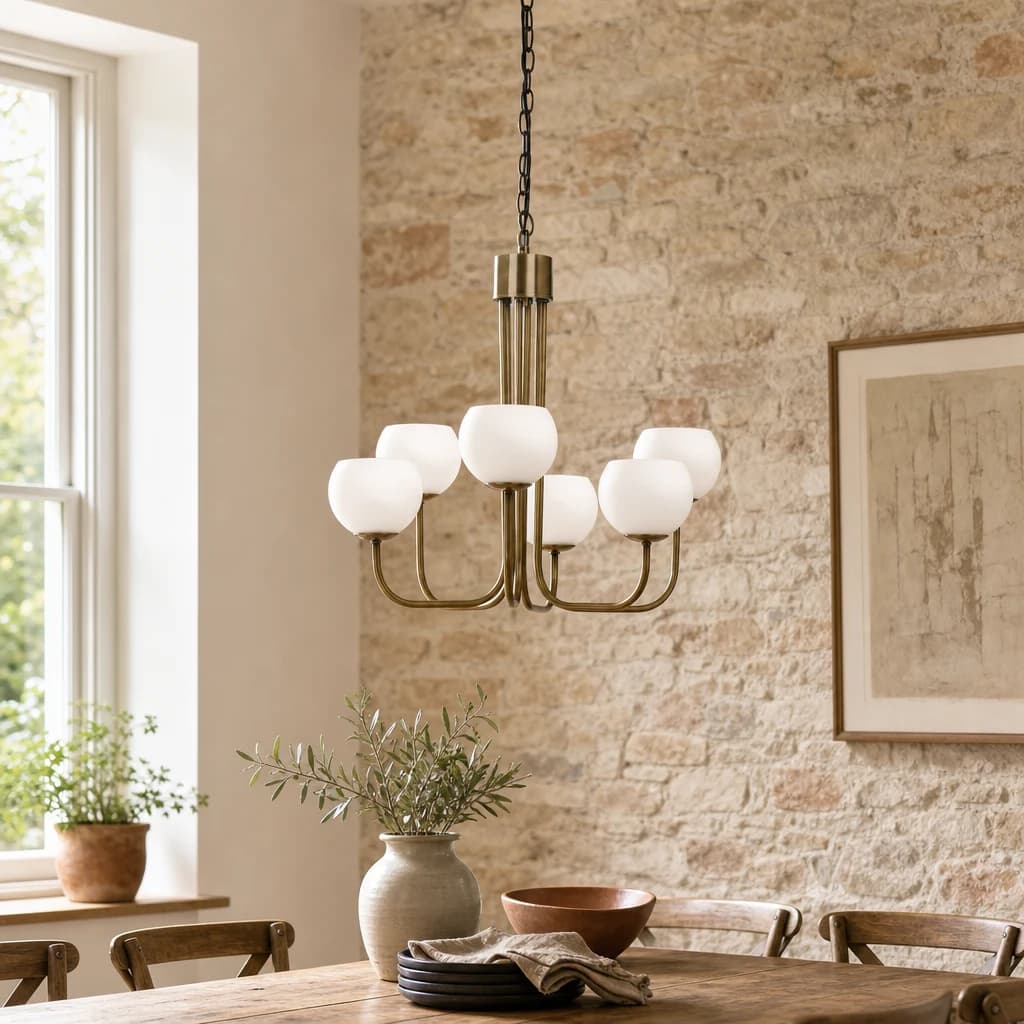 Waylen 6 Arm Chandelier - Pendant lights, photo 1 of 5