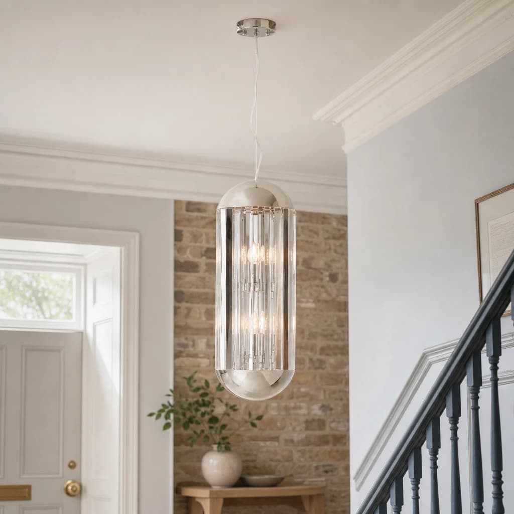 Kensington Townhouse 6 Bulb Small Pendant Light