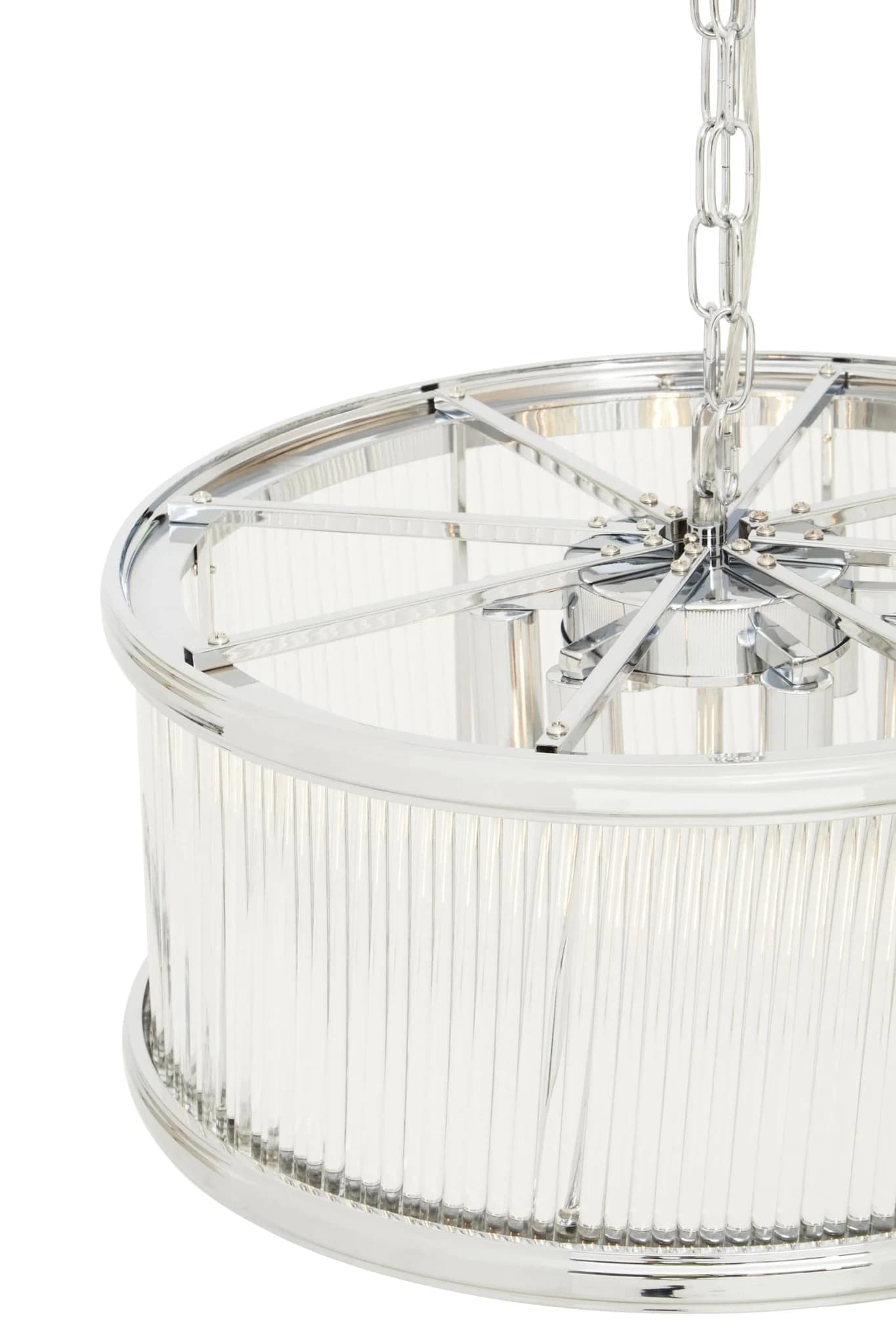 Kensington Townhouse Nickel Pendant Light - Pendant lights, photo 7 of 7
