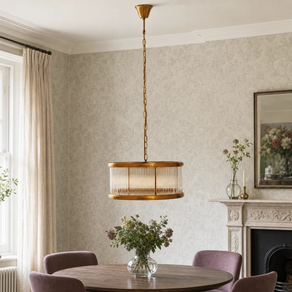 Kensington Townhouse 6 Bulb Pendant Light - Pendant lights, photo 1 of 7