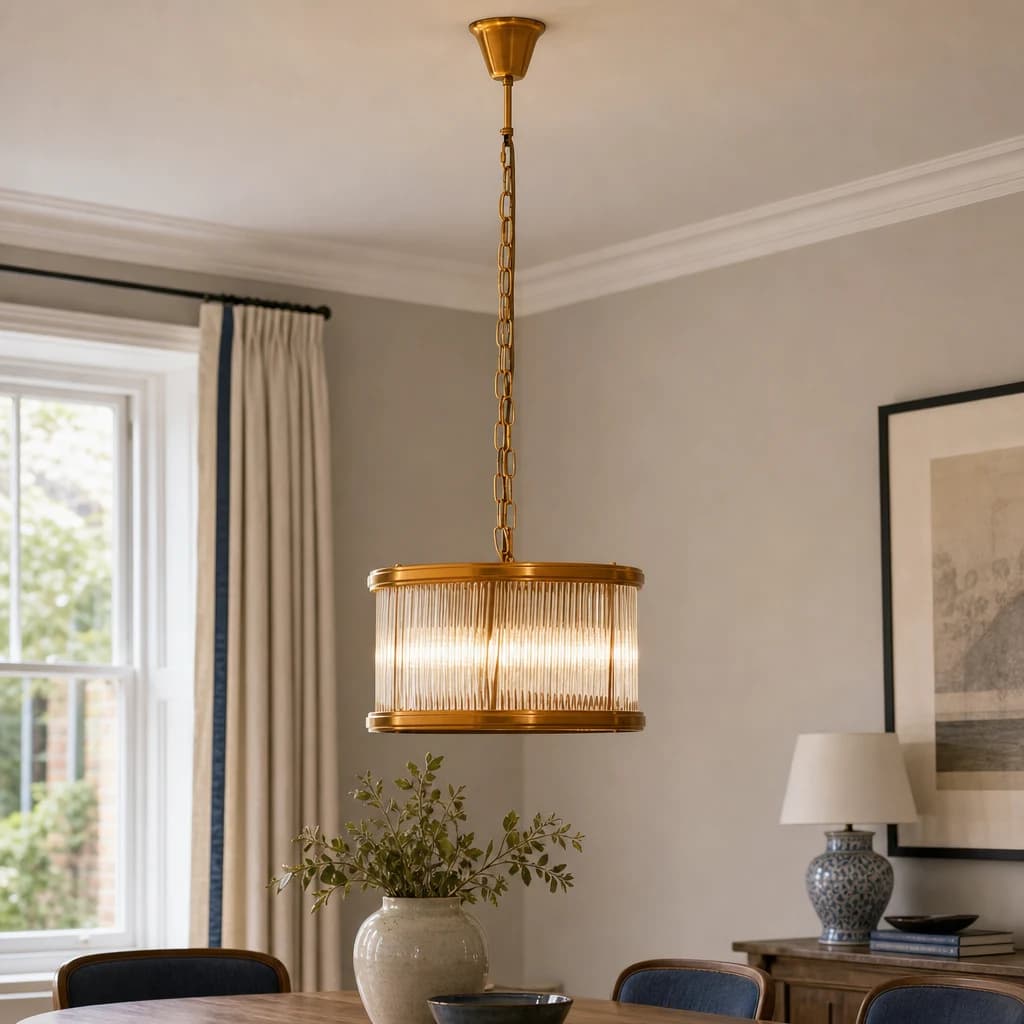 Kensington Townhouse 5 Bulb Small Bronze Pendant Light - Pendant lights, photo 1 of 5