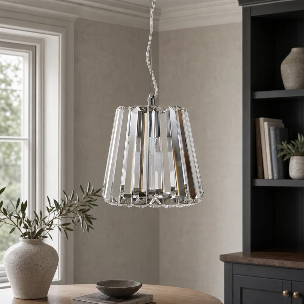 Kensington Townhouse Chrome Pendant Light - Pendant lights, photo 1 of 8