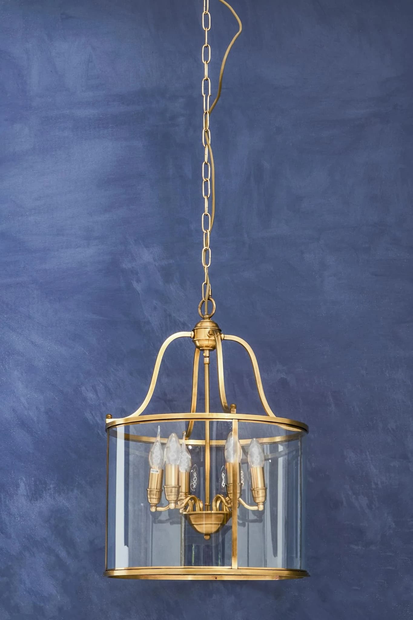Hampstead Brass Finish 6 Bulb Pendant Light - Pendant lights, photo 3 of 7