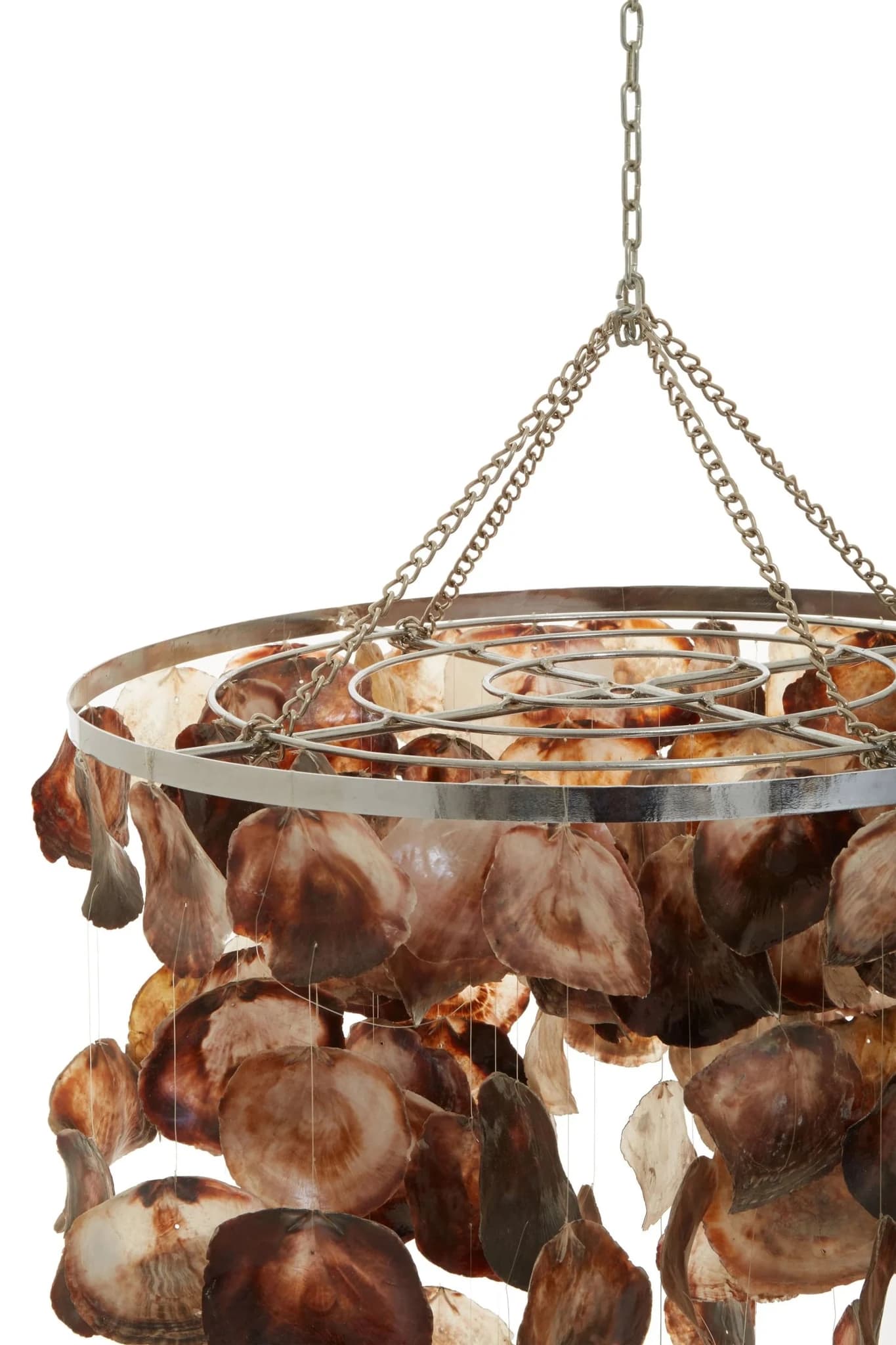 Palu Natural Shell Abstract Pendant Shade - Pendant lights, photo 4 of 4