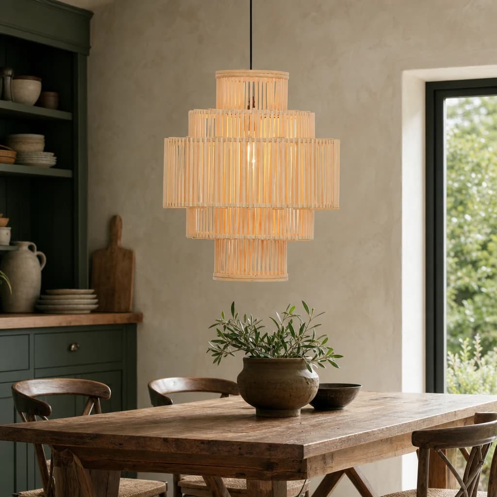 Lapiz Bamboo Pendant Light - Pendant lights, photo 1 of 8