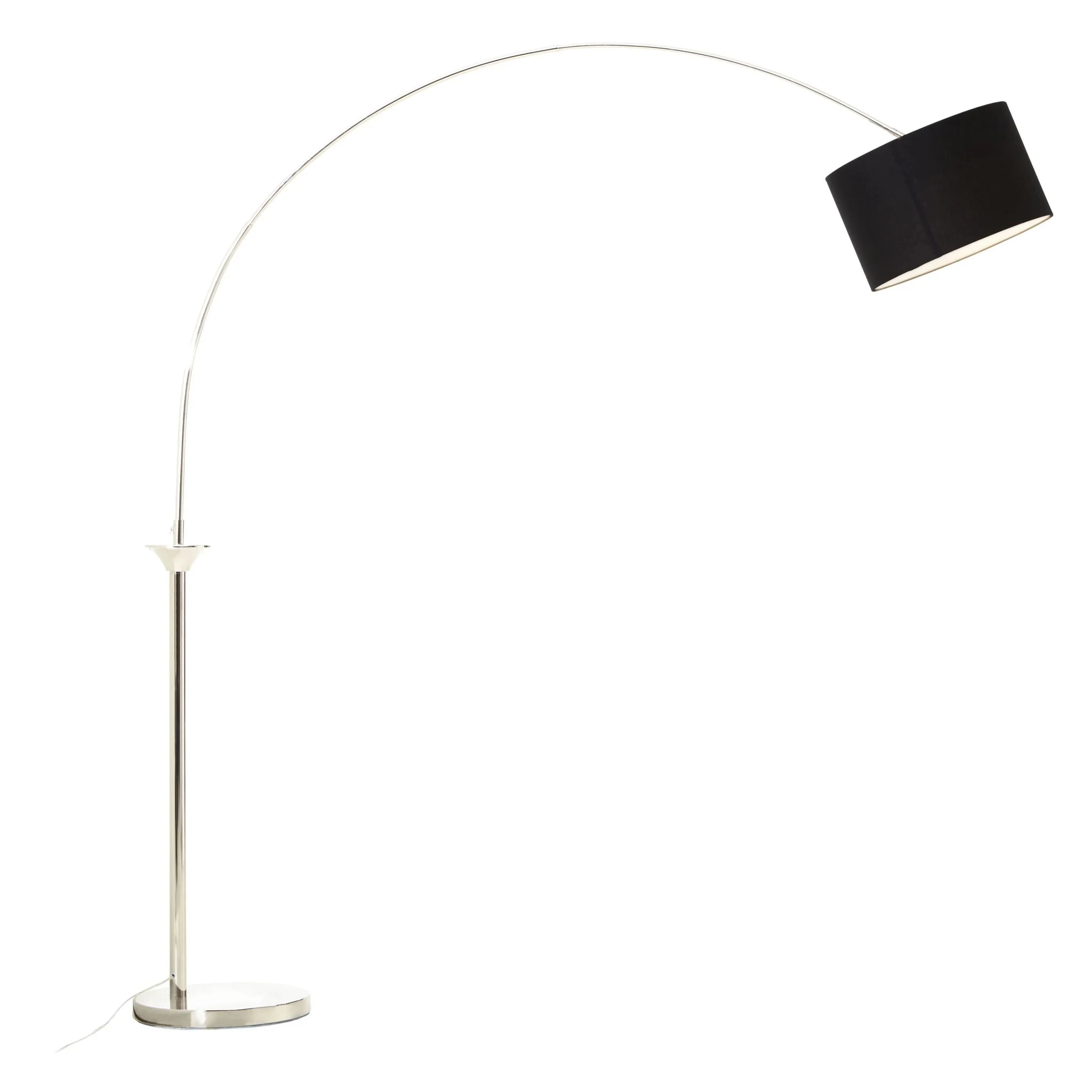 Hubert Satin Nickel Finish Metal Floor Lamp - Floor lamps, photo 3 of 7
