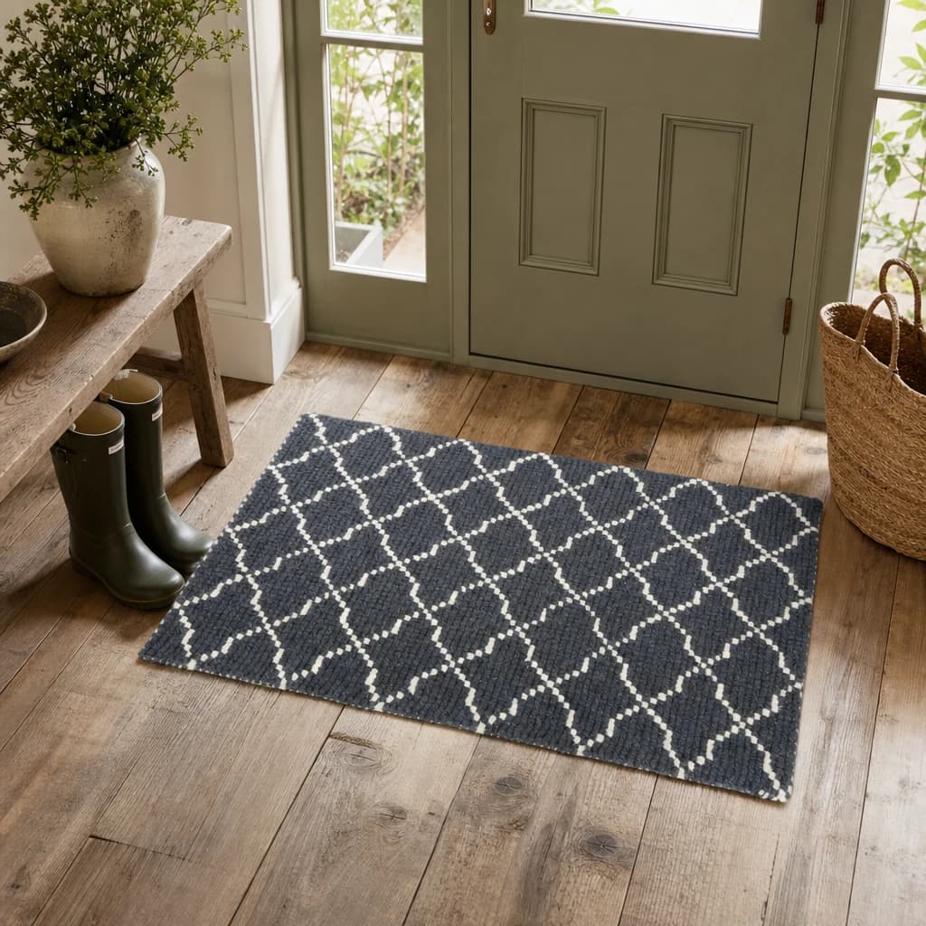 Bosie Kensington Townhouse Small Diamond Lattice Rug - Decorative, photo 1 of 2
