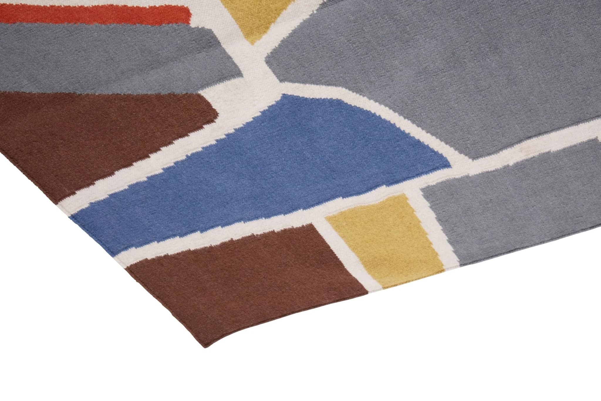 Bosie Villon Multi Colour Abstract Design Rug - Decorative, photo 8 of 8