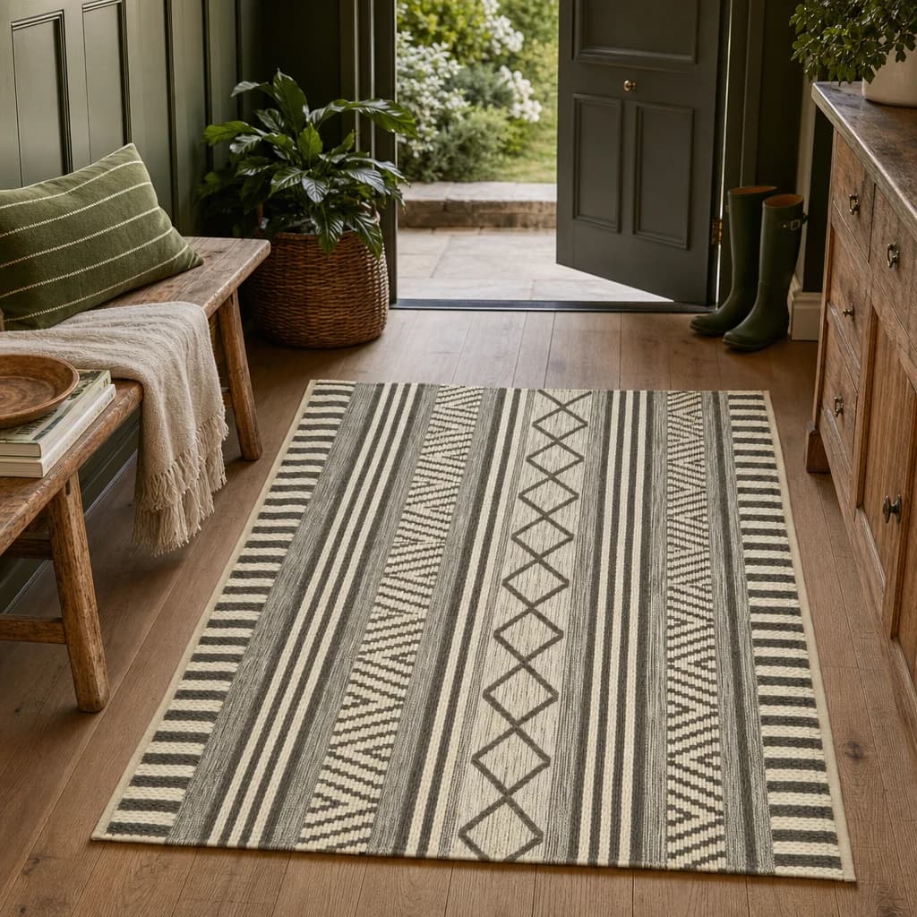 Bosie Jango Large Geometric Rug - Decorative, photo 1 of 5