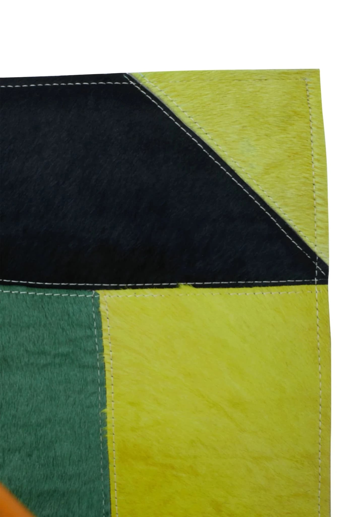 Bosie Safira Small Botanical Hair on Leather Rug - Decorative, photo 8 of 8