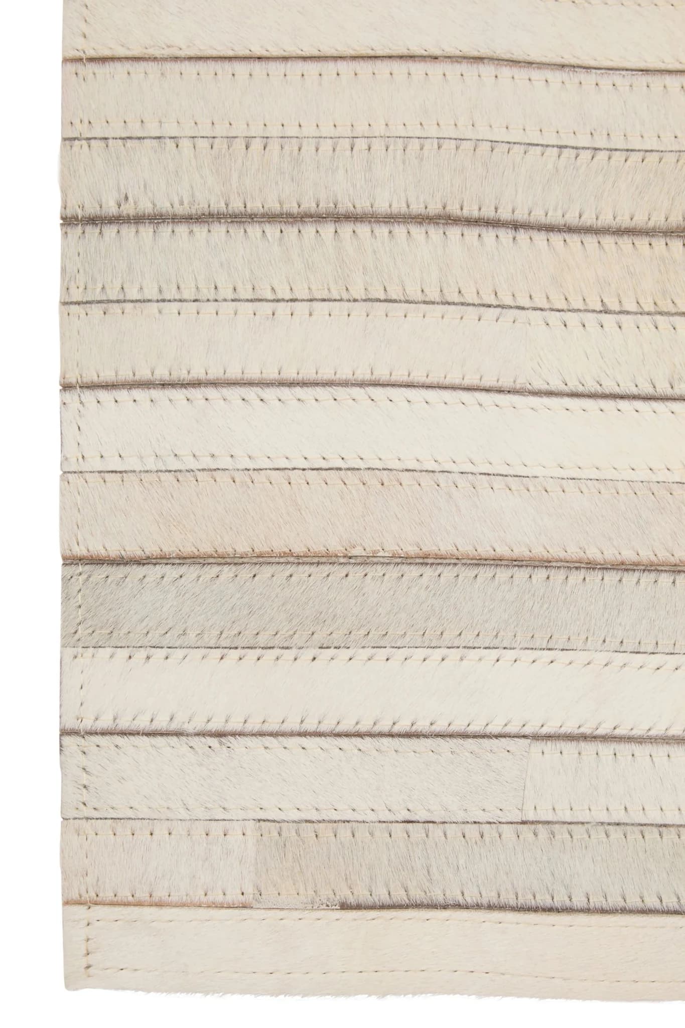 Bosie Safira Natural Hair On Leather Small Rug - Decorative, photo 5 of 6