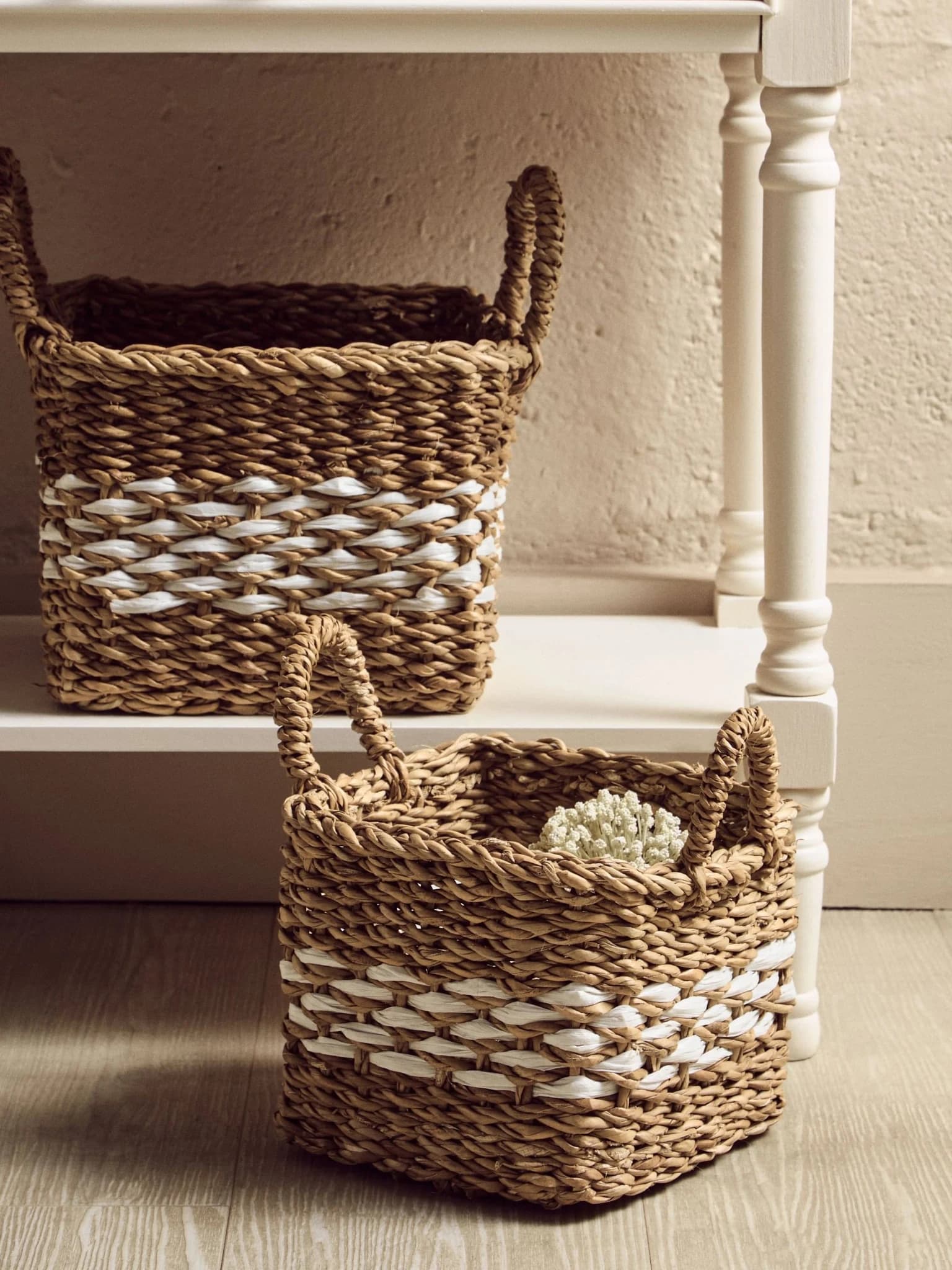 Argento Brown Rattan Storage Trunks -Set of 3 - Bookcases & shelving, photo 2 of 8