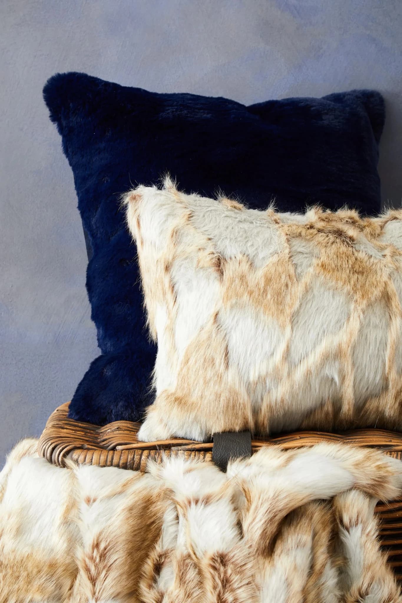 Bosie Lamina Navy Blue Square Cushion - Decorative, photo 3 of 8