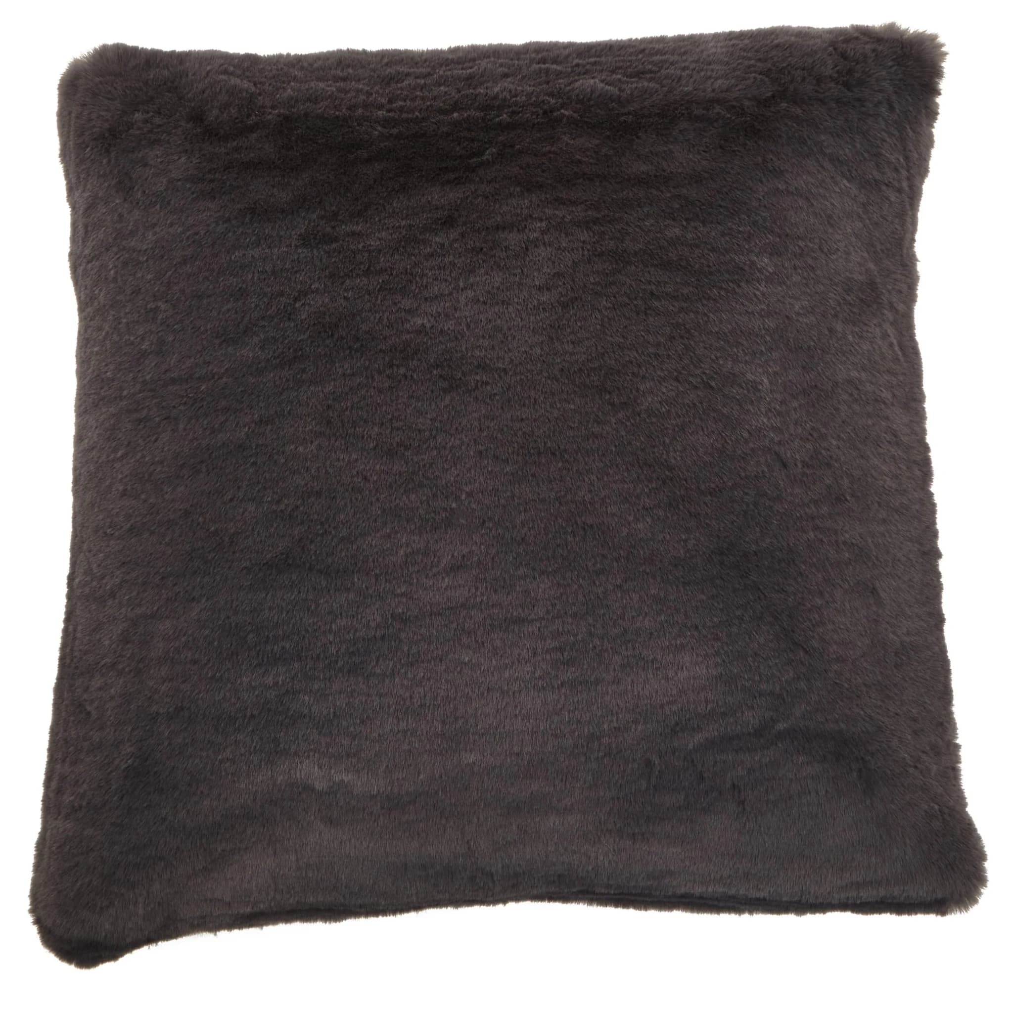 Bosie Lamina Grey Square Fur Cushion - Decorative, photo 4 of 8