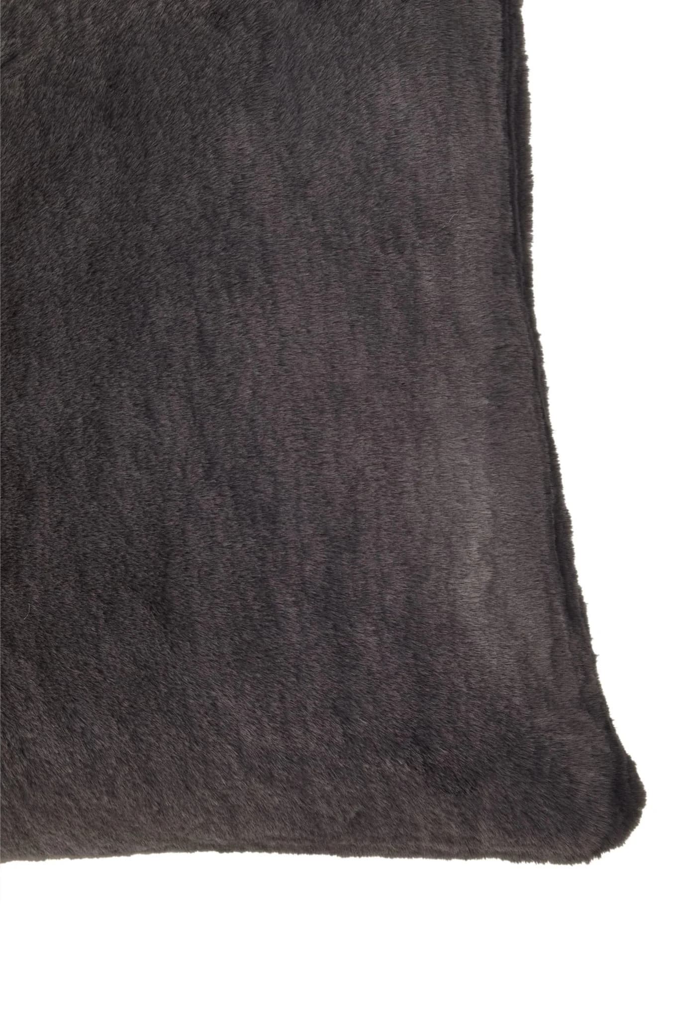 Bosie Lamina Grey Square Fur Cushion - Decorative, photo 7 of 8