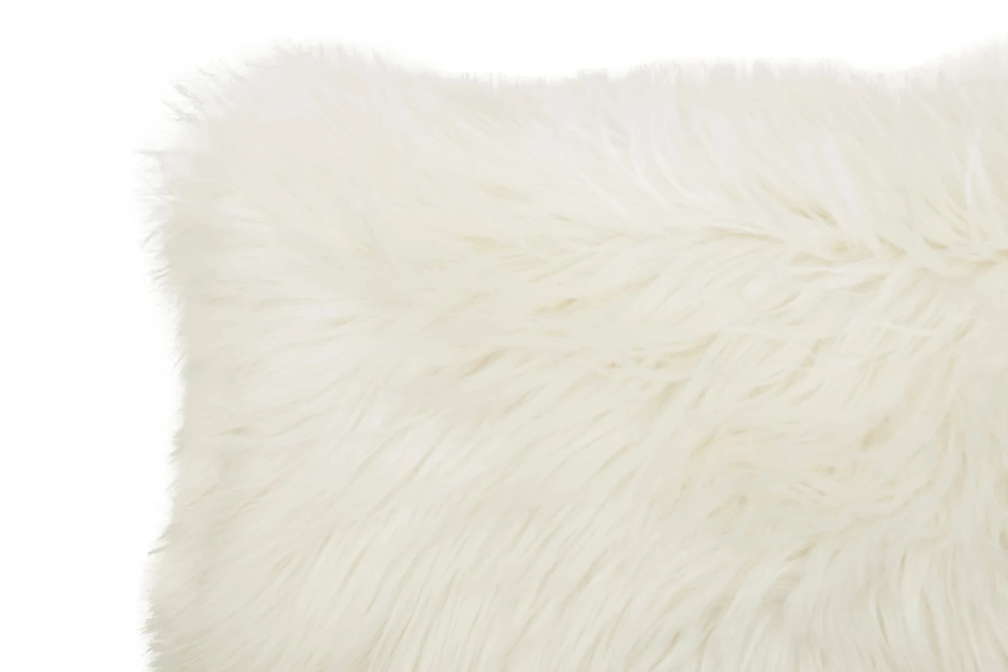 Bosie Lamina Cream Fur Cushion - Decorative, photo 7 of 7