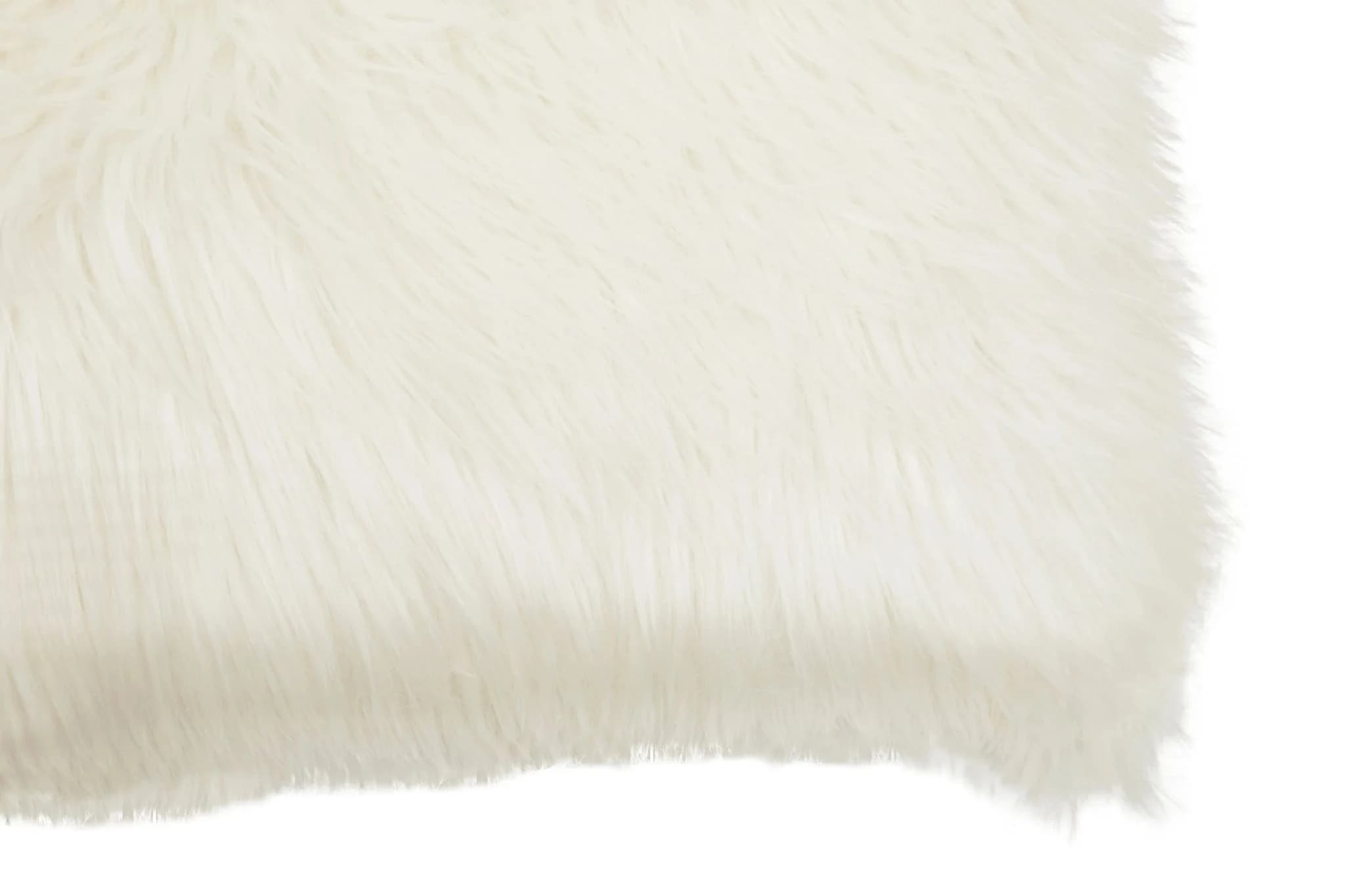 Bosie Lamina Cream Fur Cushion - Decorative, photo 6 of 7