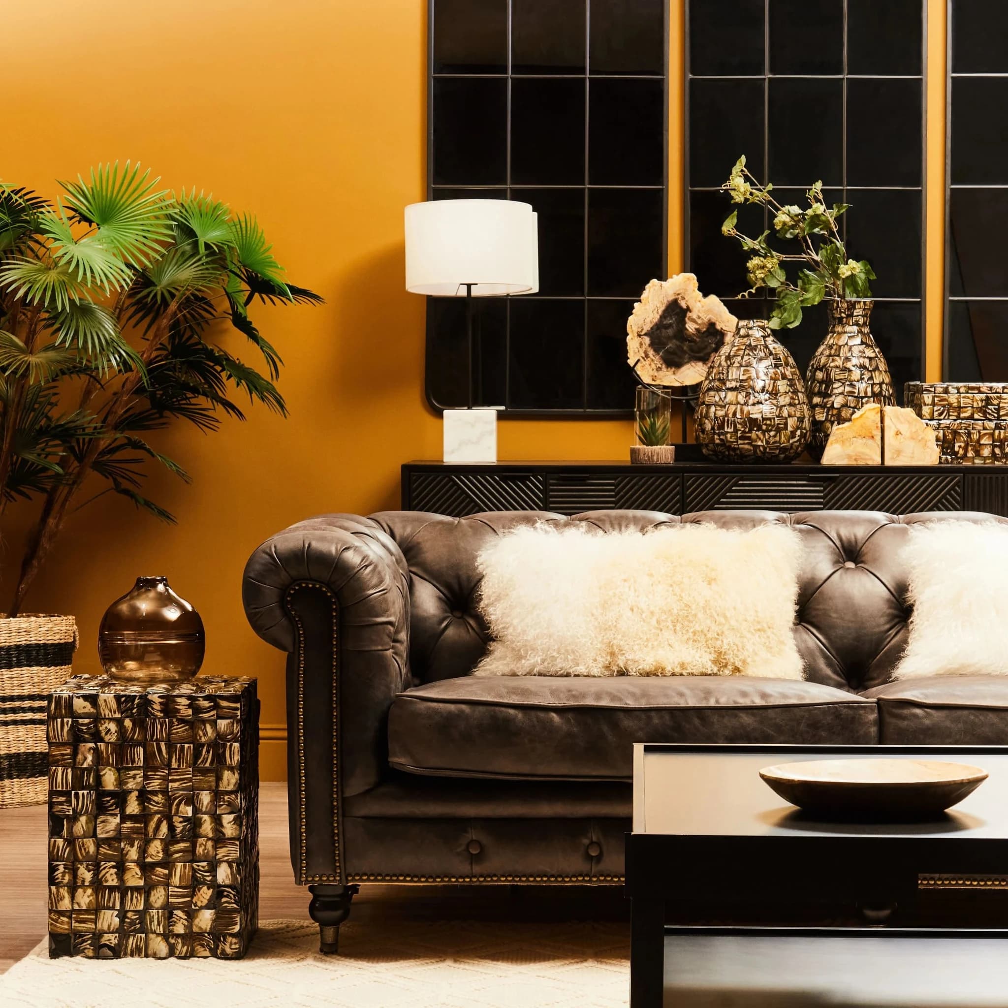 Bosie Real Mongolian Fur Natural Ombre Rectangular Cushion - Decorative, photo 4 of 8