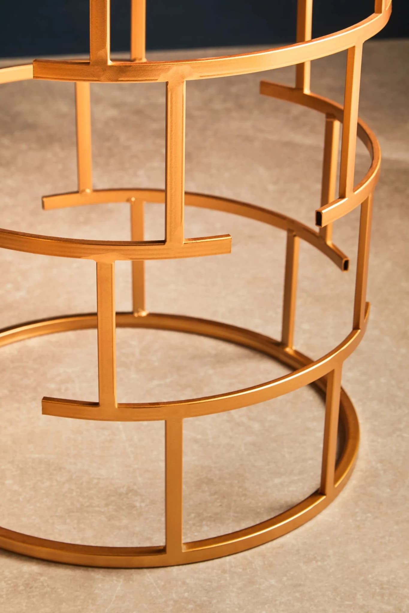 Avantis Set Of 2 Maze Design Side Tables - Tables, photo 2 of 8