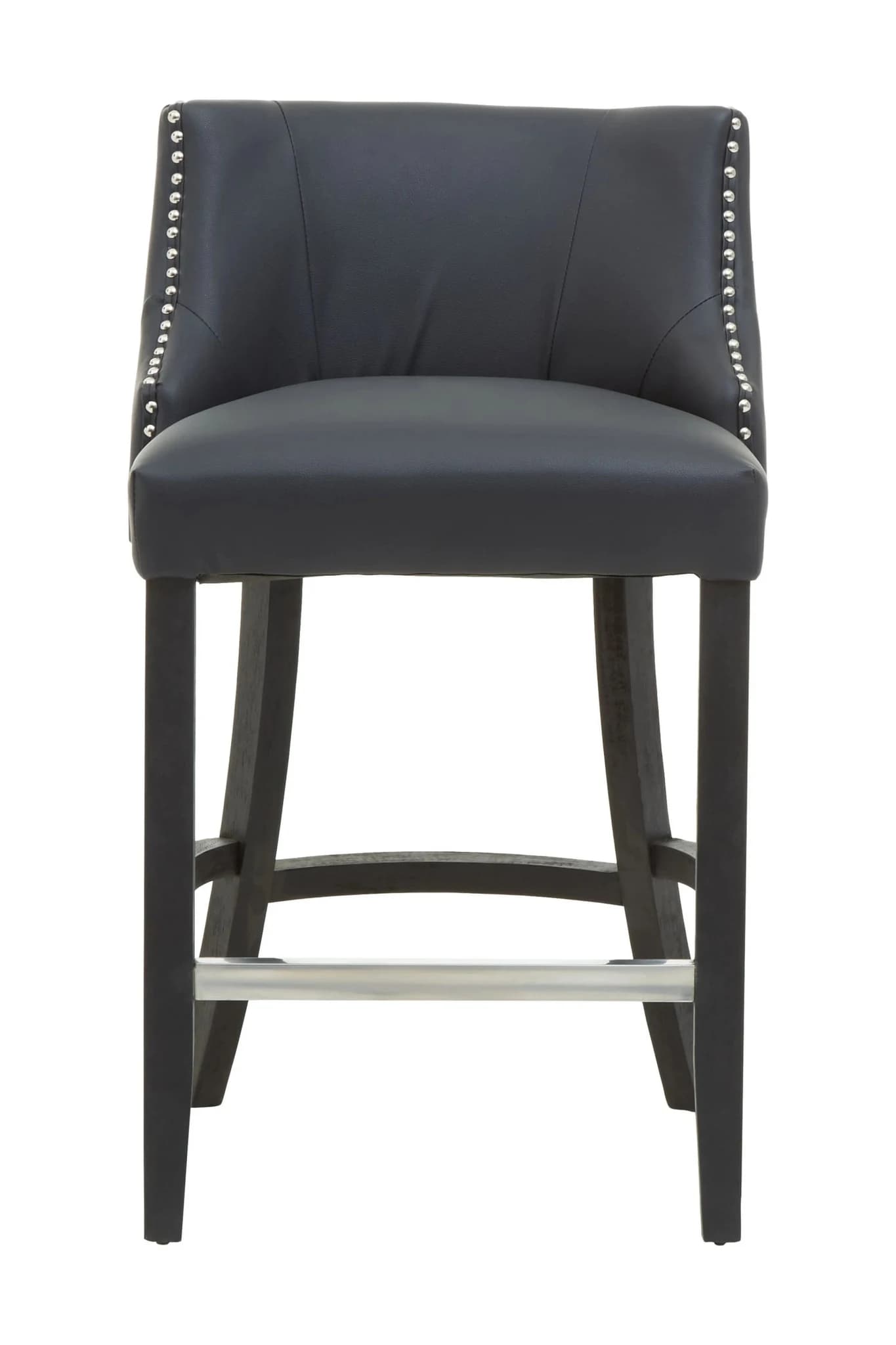 Kensington Townhouse Black Leather Effect Bar Chair - Seating, photo 6 of 8