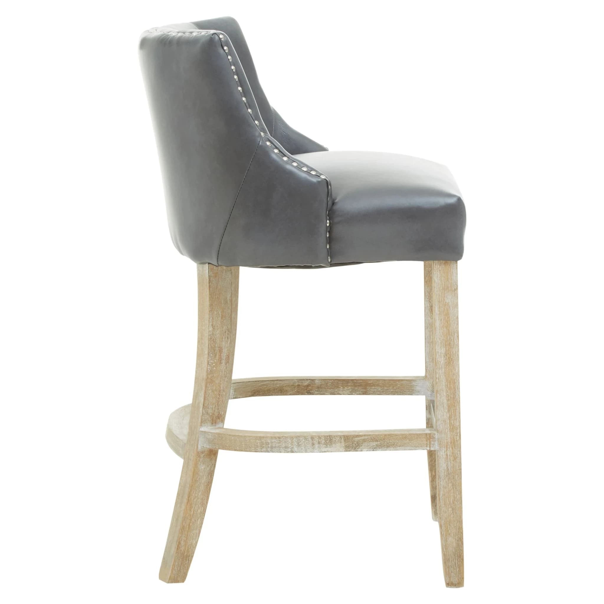 Kensington Townhouse Grey Hevea Bar Chair - Seating, photo 5 of 8
