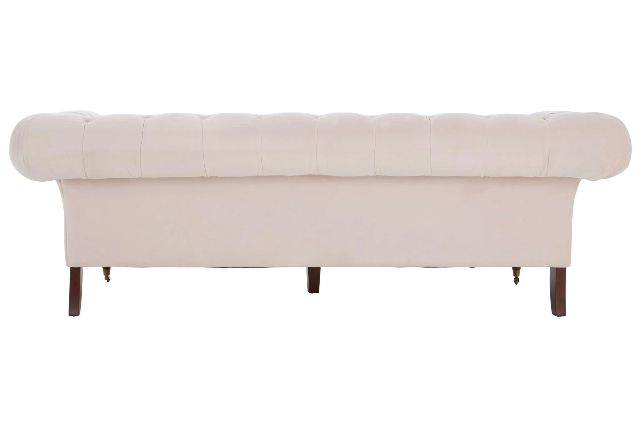 Suri 3 Seat Pale Pink Velvet Modern Chesterfield Sofa - Seating, photo 8 of 8