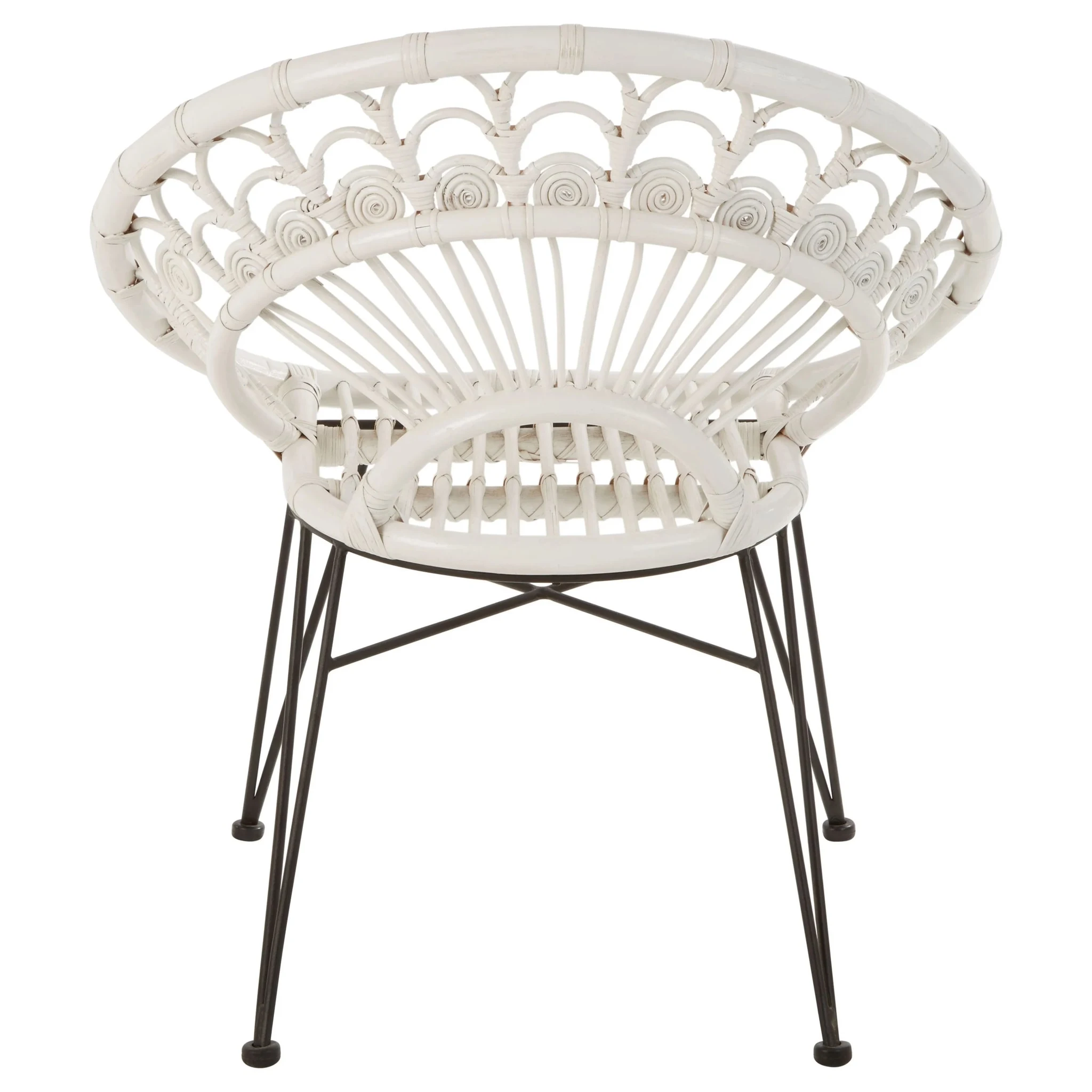 Manado White Natural Rattan Chair - Seating, photo 2 of 6