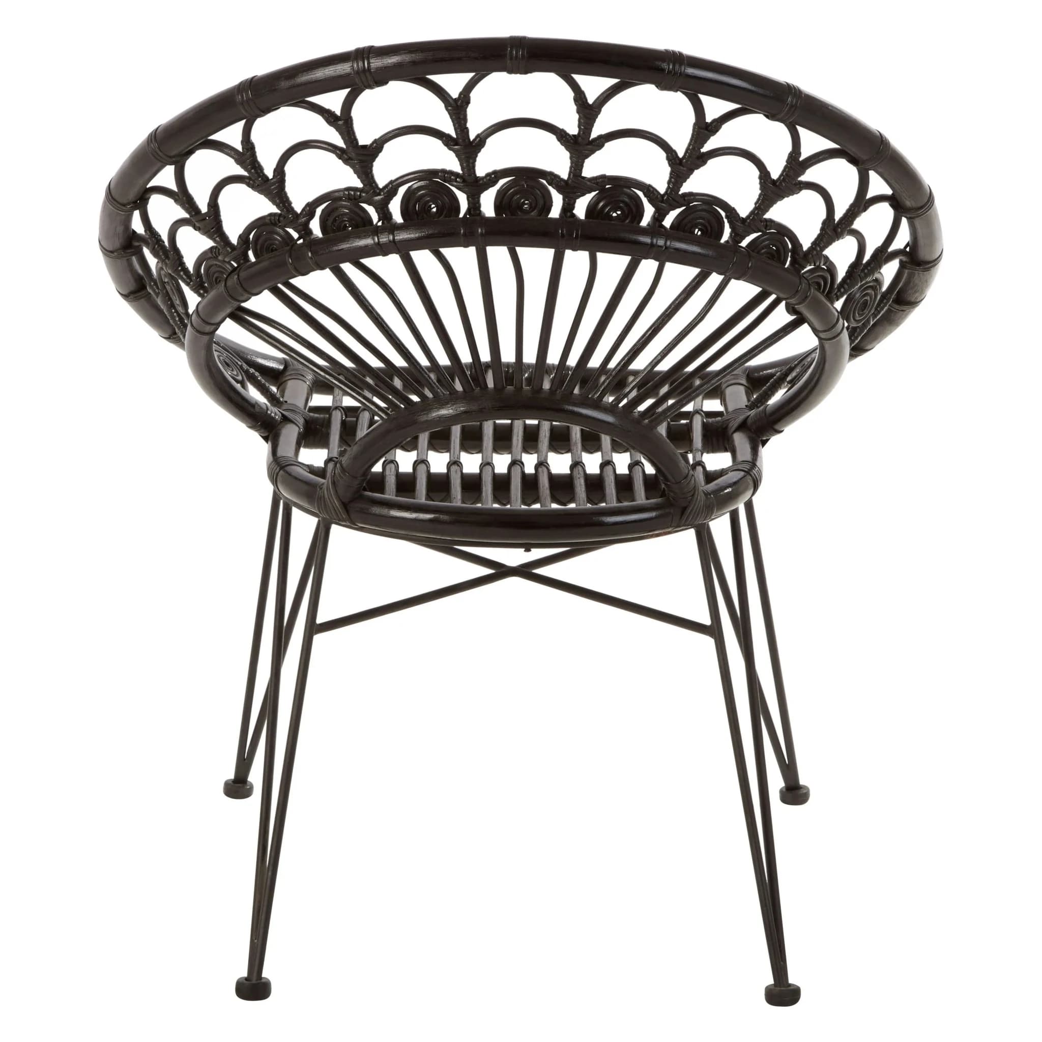 Manado Black Natural Rattan Chair - Seating, photo 2 of 6