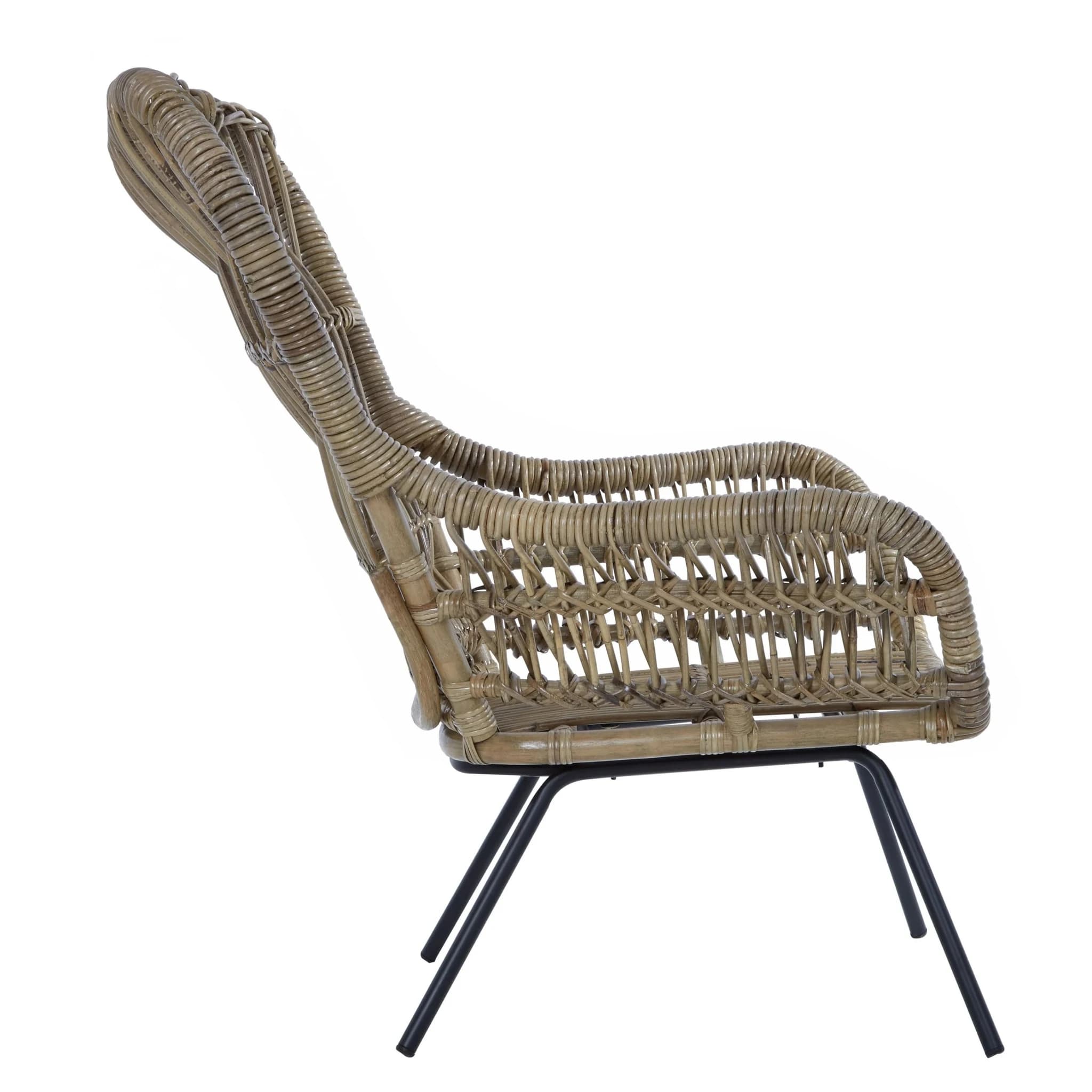 Manado Kubu Grey Rattan Chair - Seating, photo 4 of 8