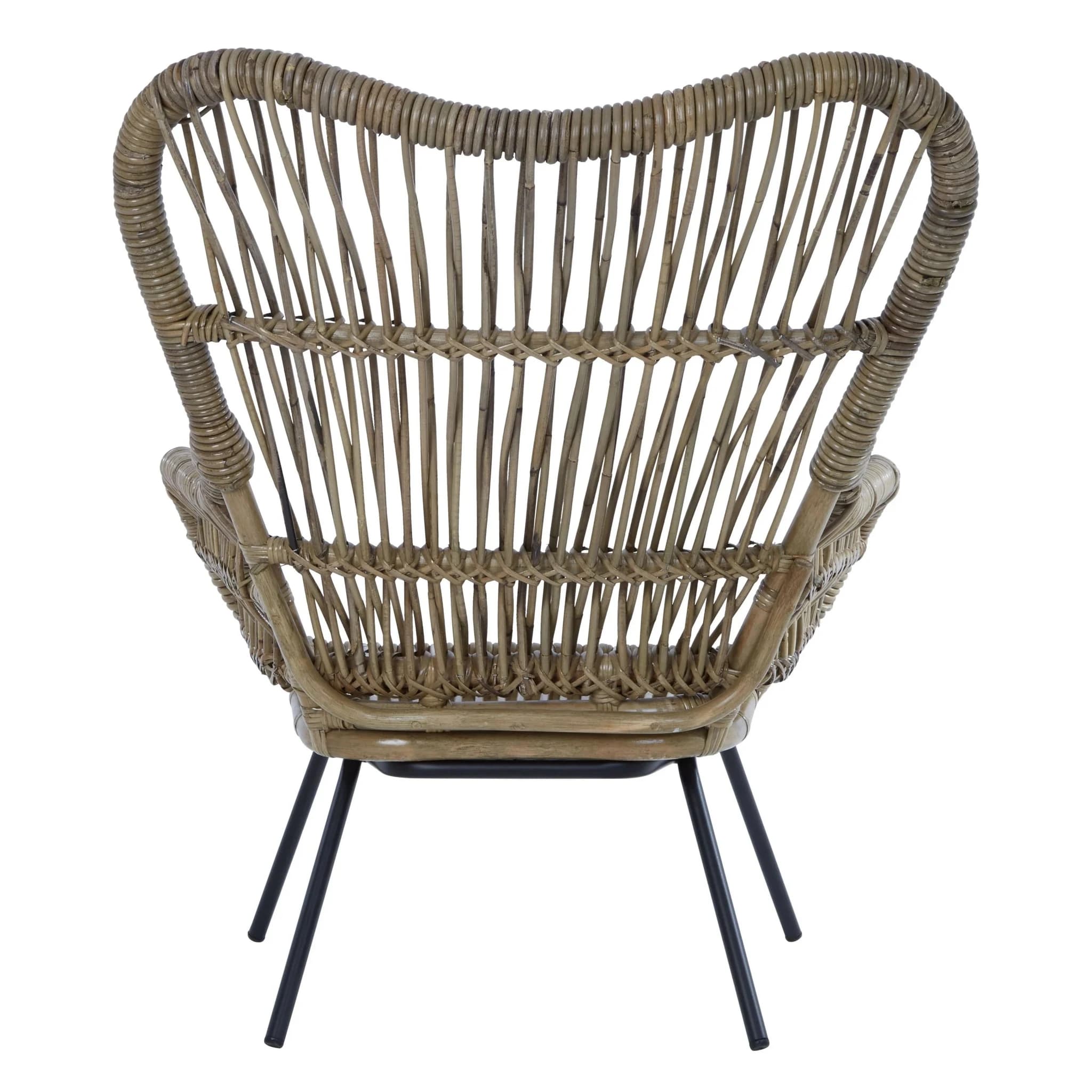 Manado Kubu Grey Rattan Chair - Seating, photo 3 of 8
