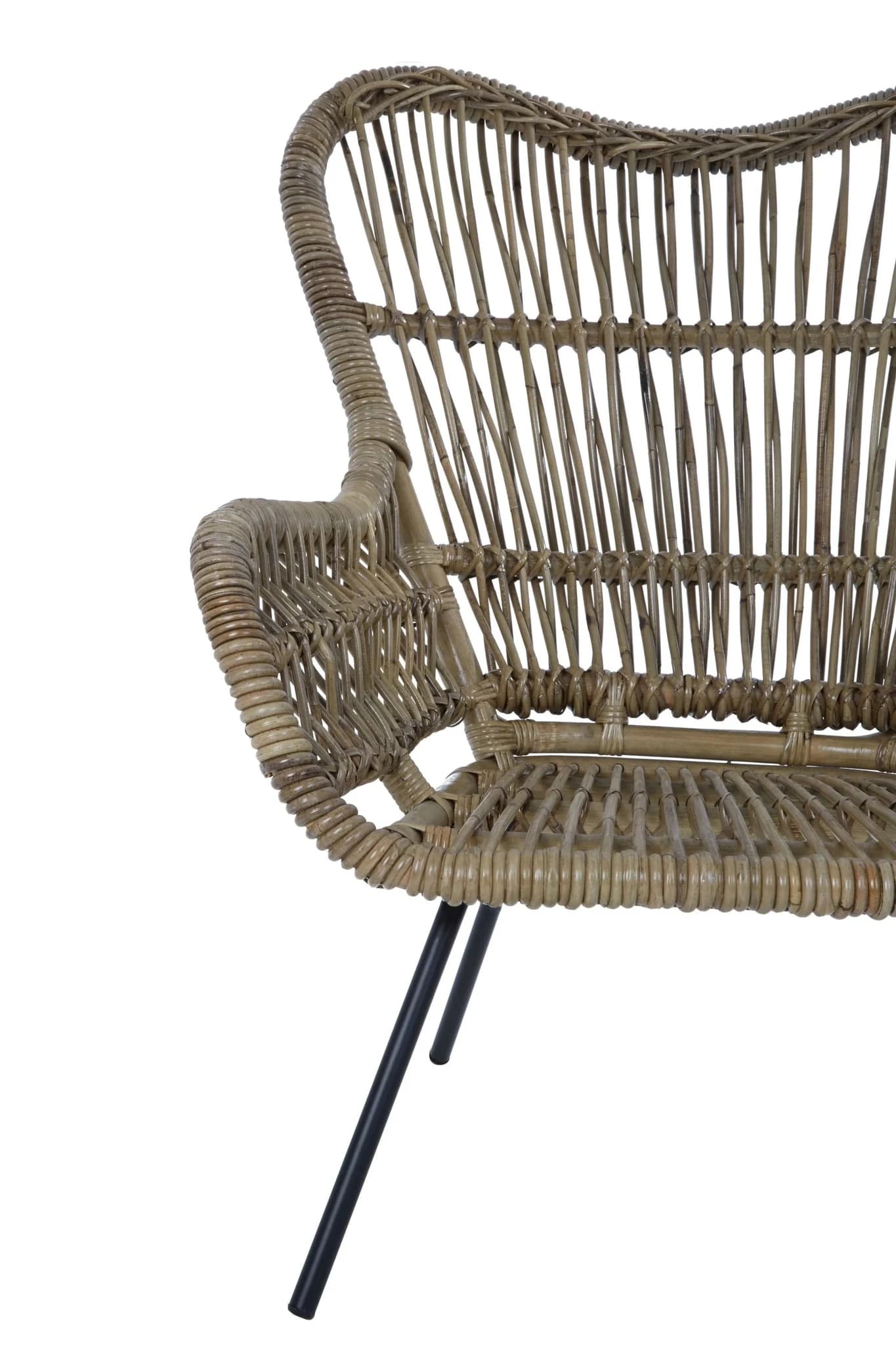 Manado Kubu Grey Rattan Chair - Seating, photo 6 of 8