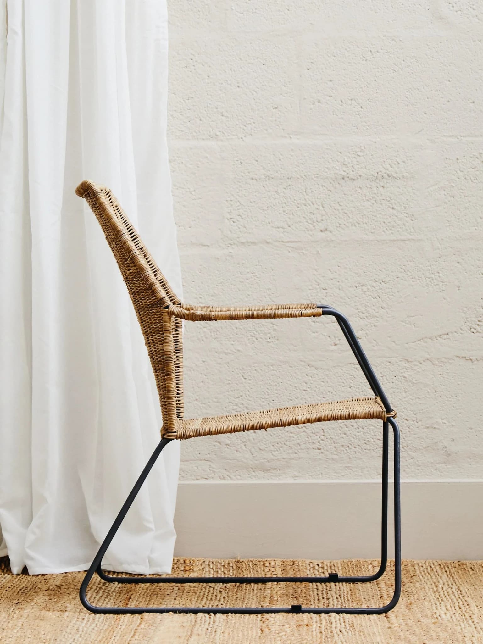 Manado Angled Design Natural Rattan Chair - Seating, photo 6 of 8