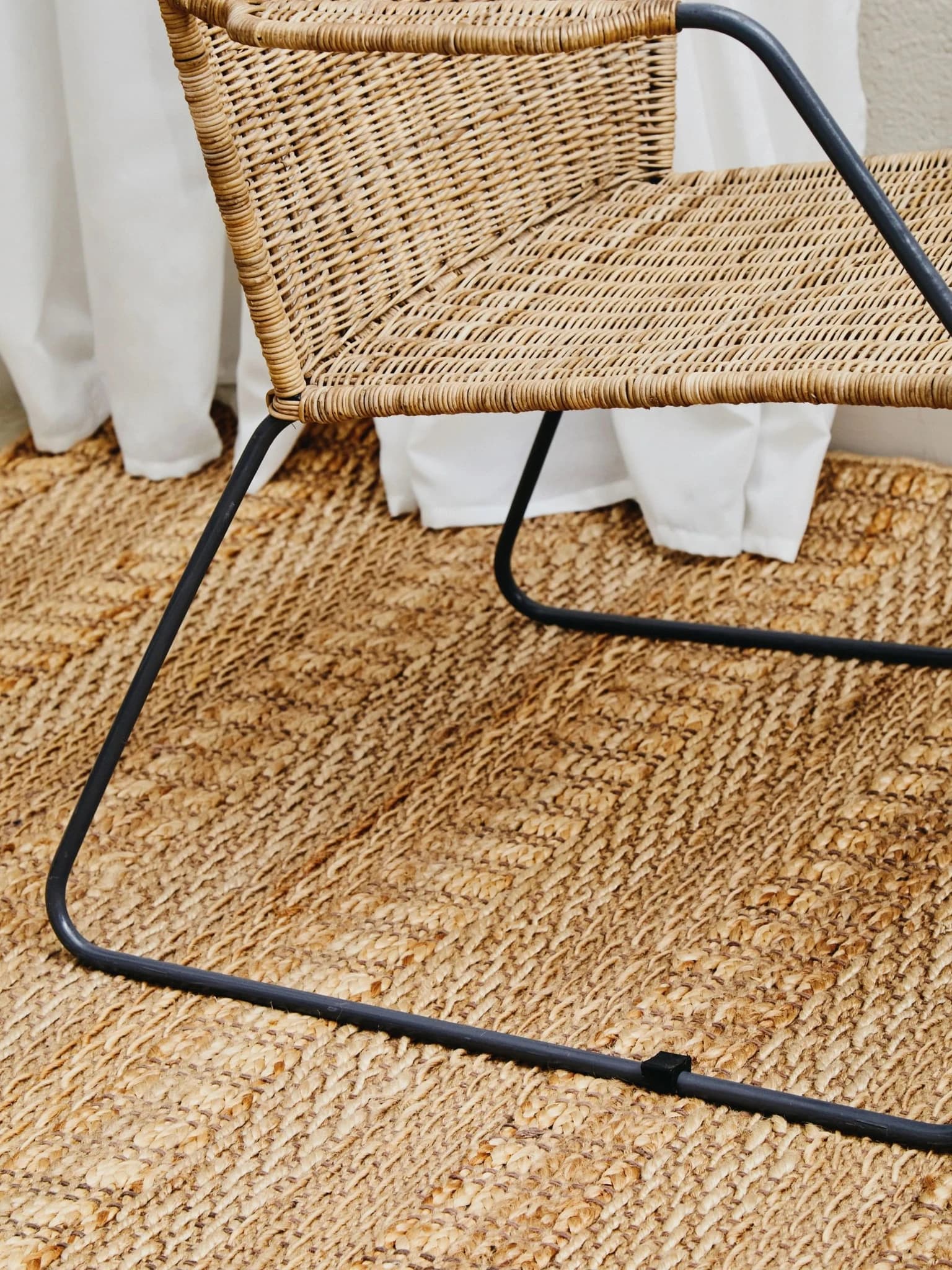 Manado Angled Design Natural Rattan Chair - Seating, photo 4 of 8