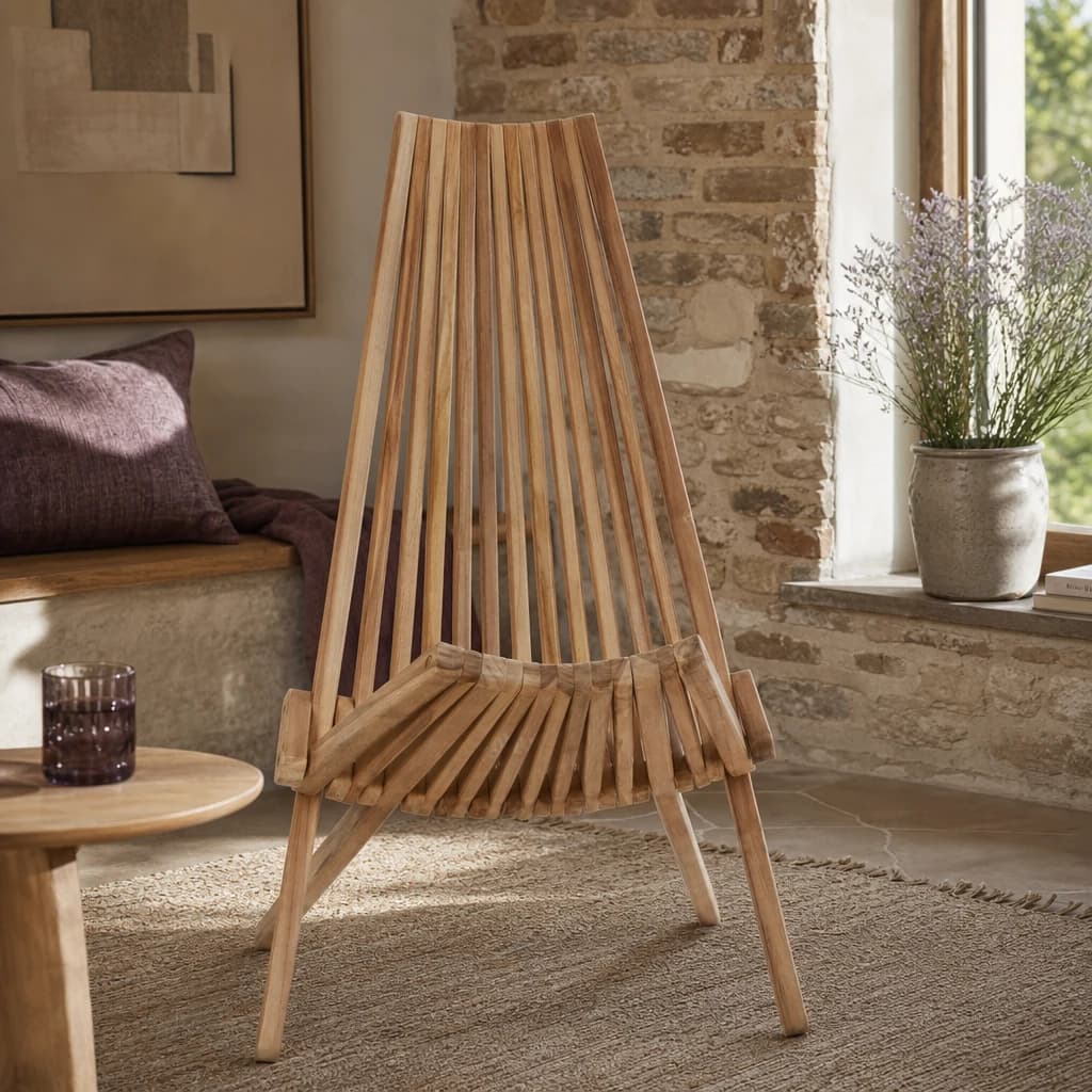 Manado Wooden Lounge Chair - Seating, photo 1 of 7