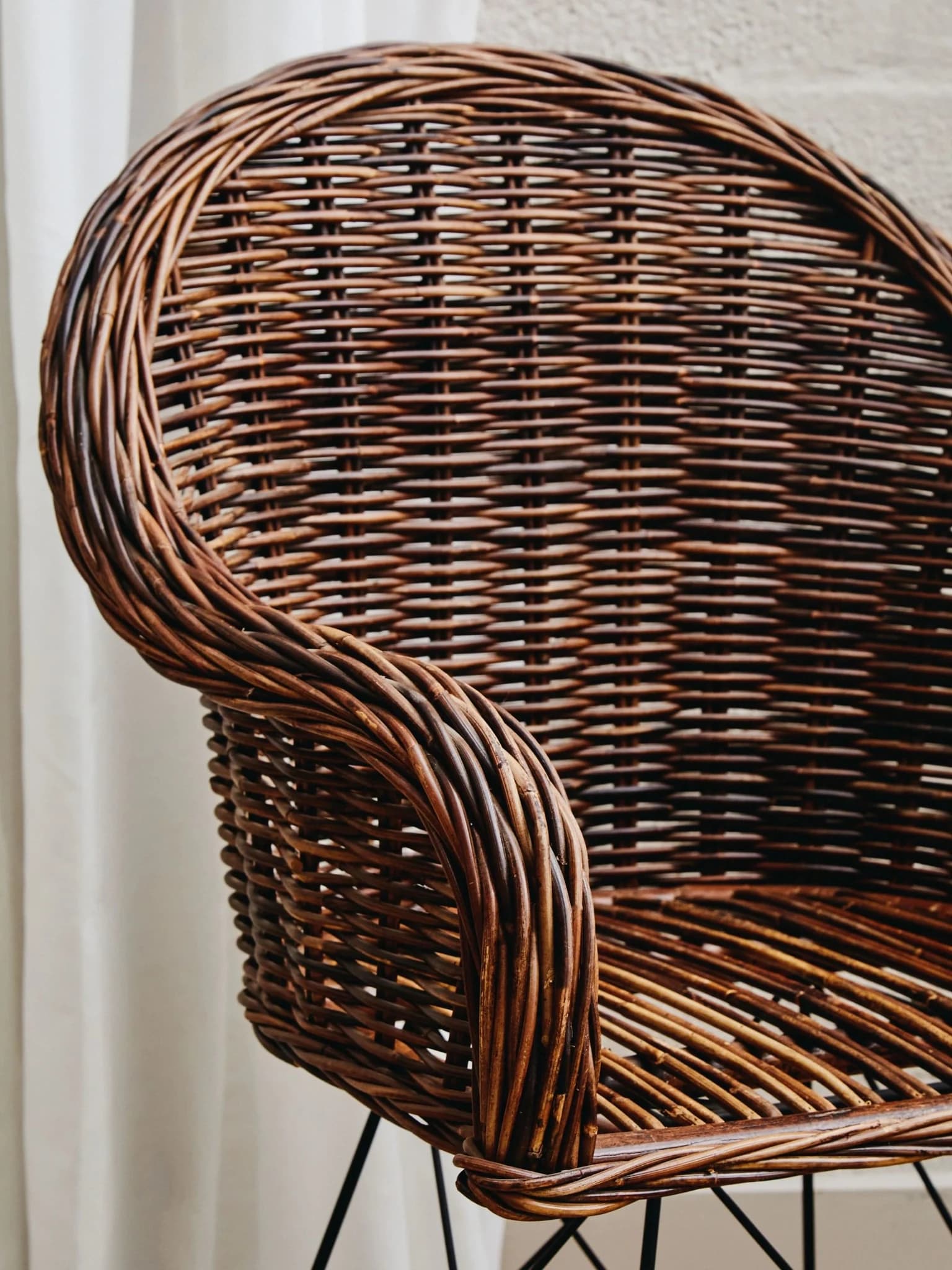 Manado Natural Croco Rattan Chair - Seating, photo 3 of 8
