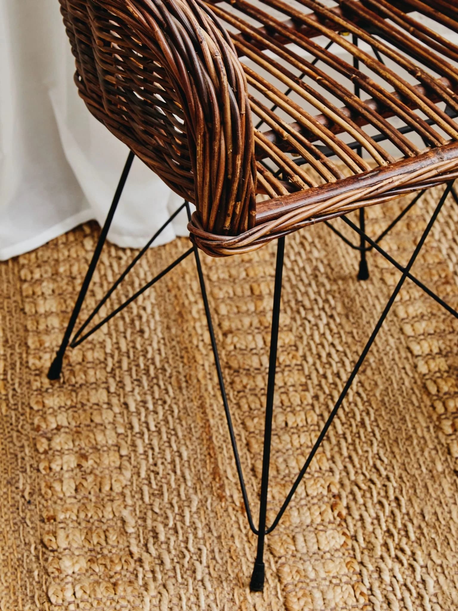 Manado Natural Croco Rattan Chair - Seating, photo 2 of 8