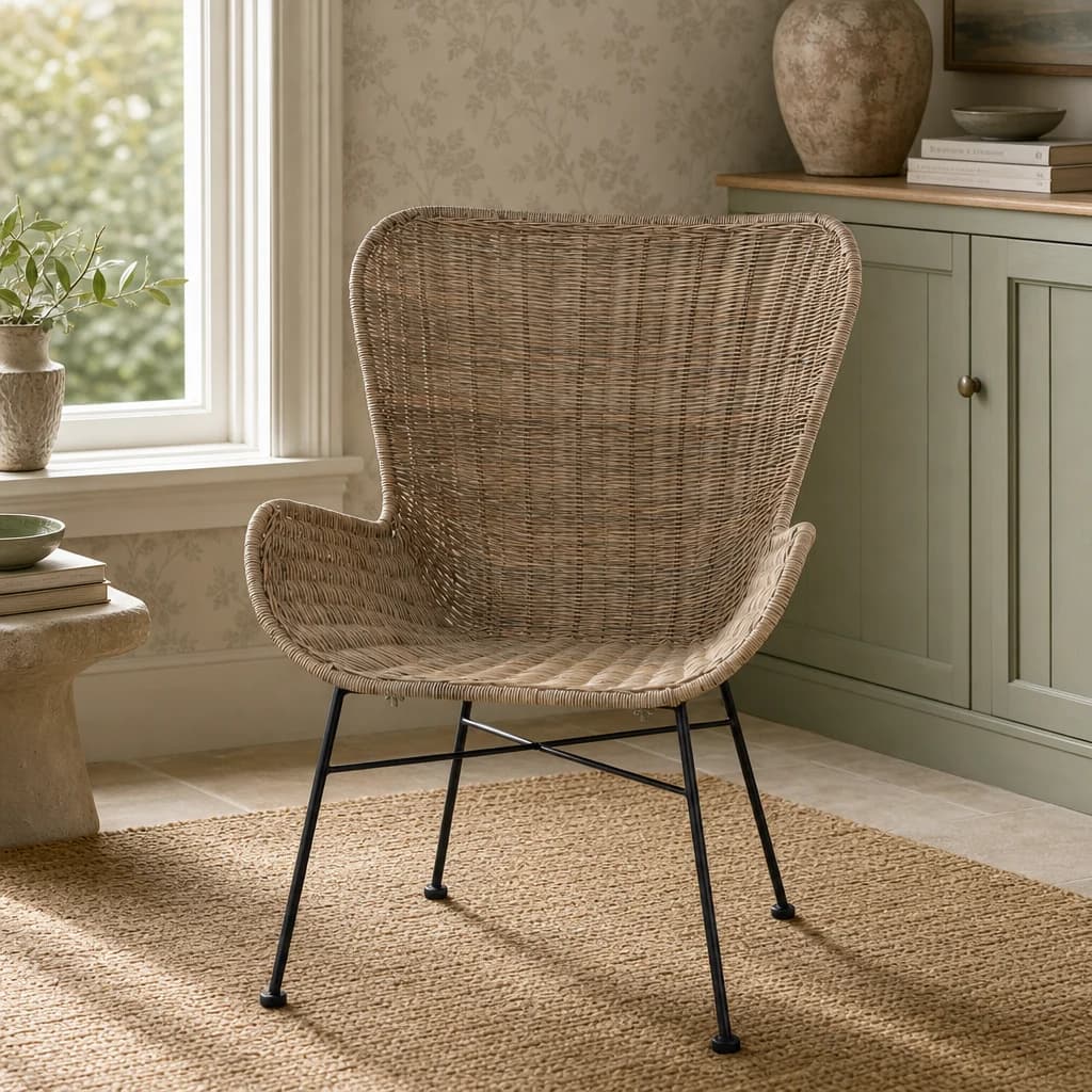 Manado Grey Wash Rattan Chair - Seating, photo 1 of 8