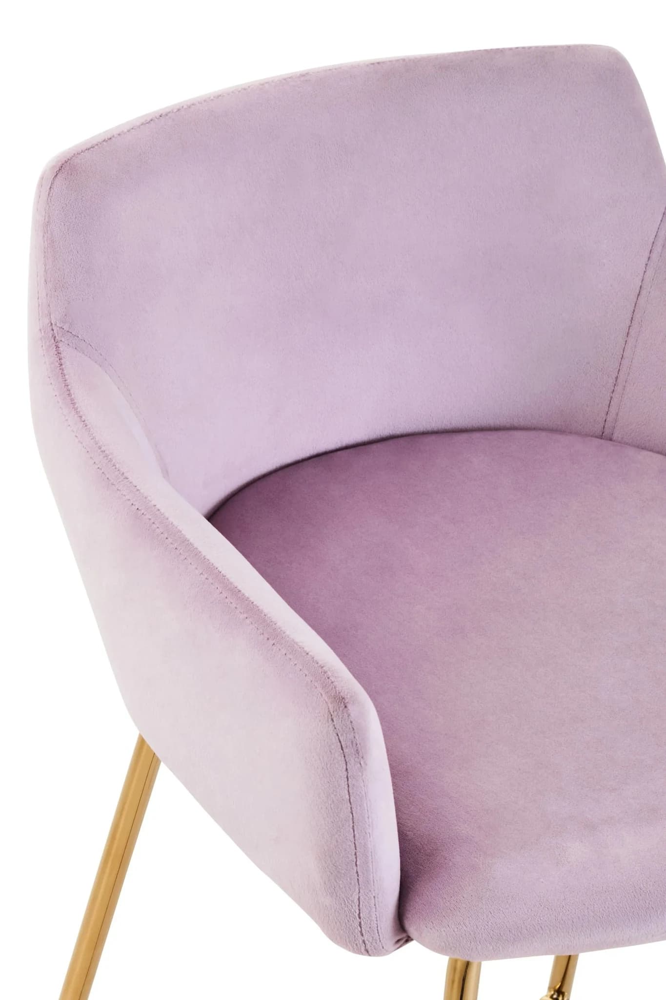 Tamzin Pink Velvet Low Back Bar Chair - Seating, photo 6 of 6