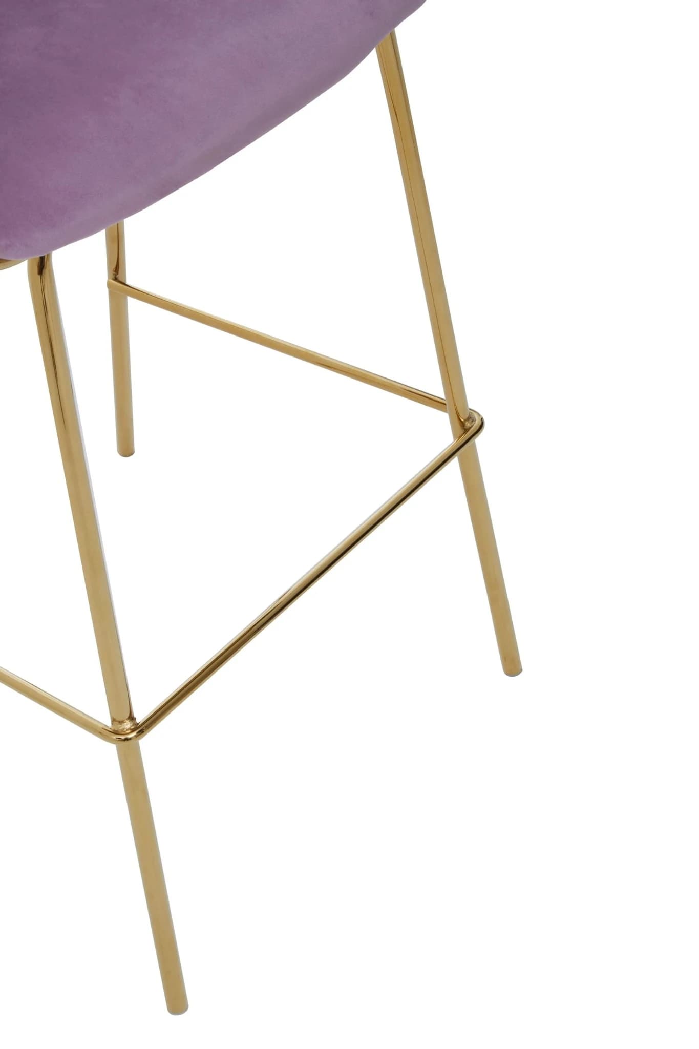 Tamzin Pink Velvet Bar Chair - Seating, photo 7 of 7