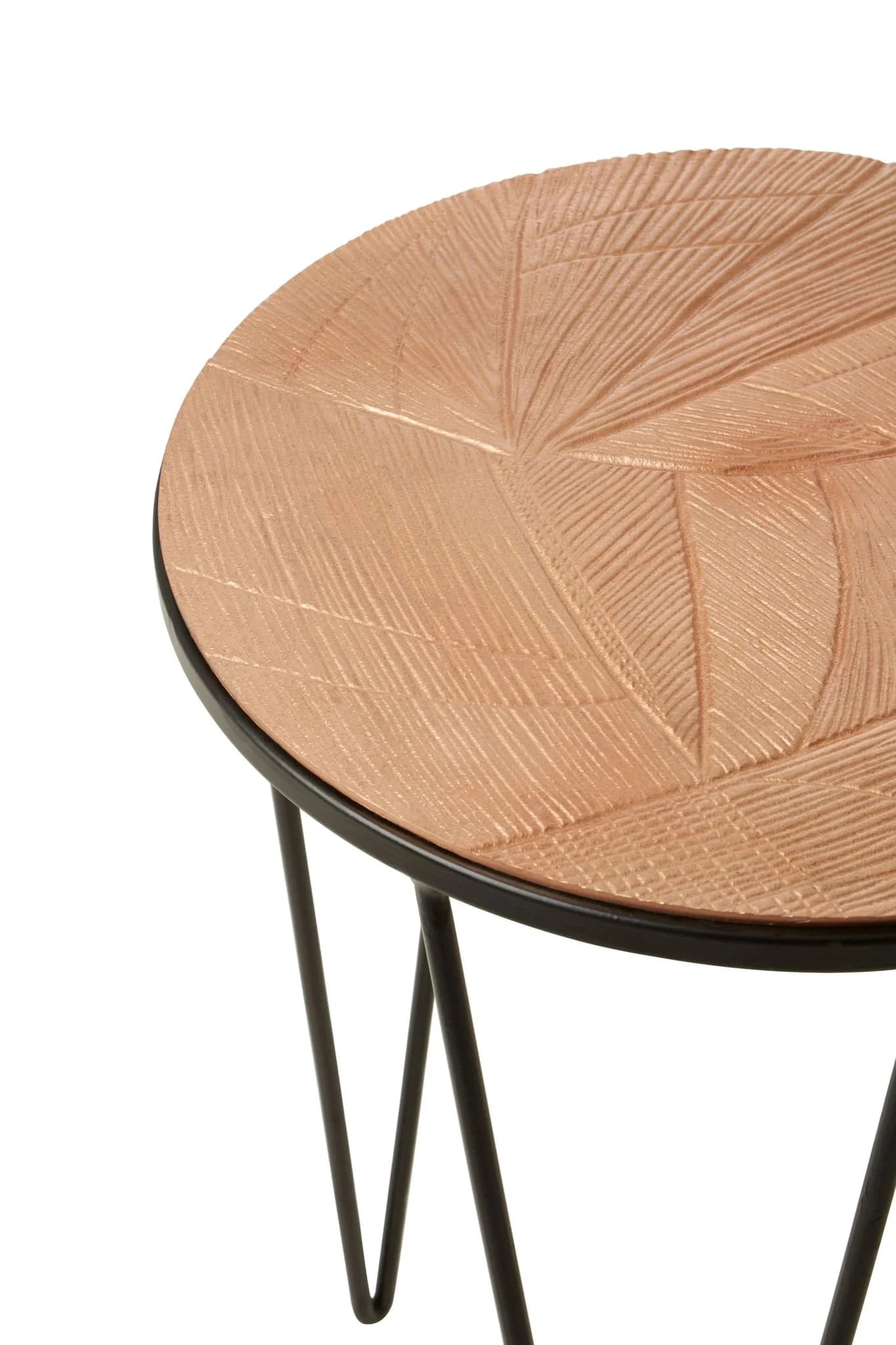 Mirano Copper Nickel and Gold Finish Set Of 3 Side Tables - Tables, photo 5 of 5