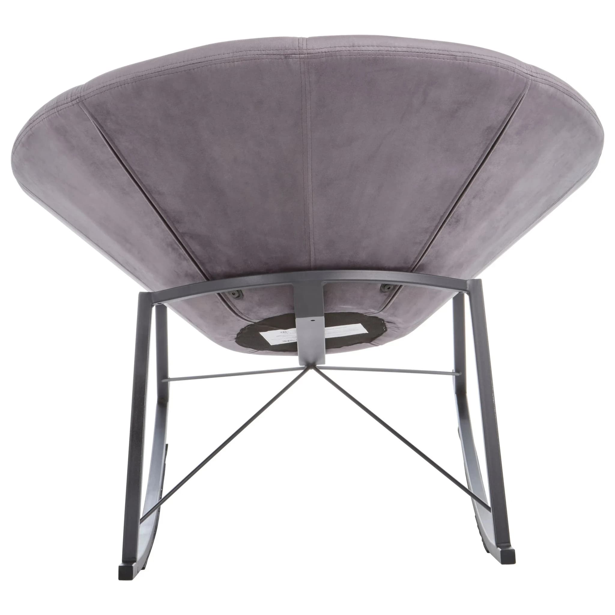 Arto Grey Conic Rocking Chair - Seating, photo 3 of 7