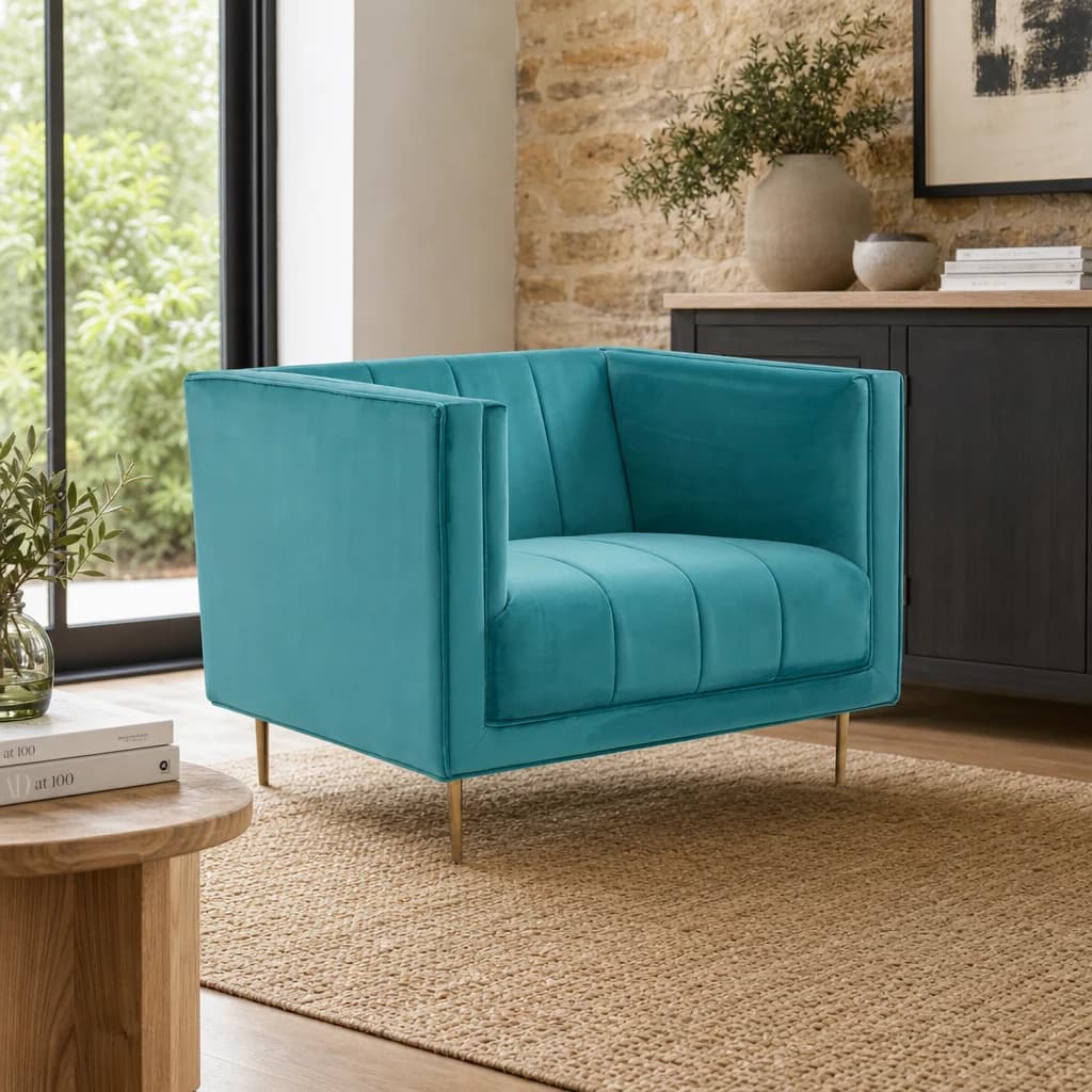 Otylia Green Armchair - Seating, photo 1 of 8