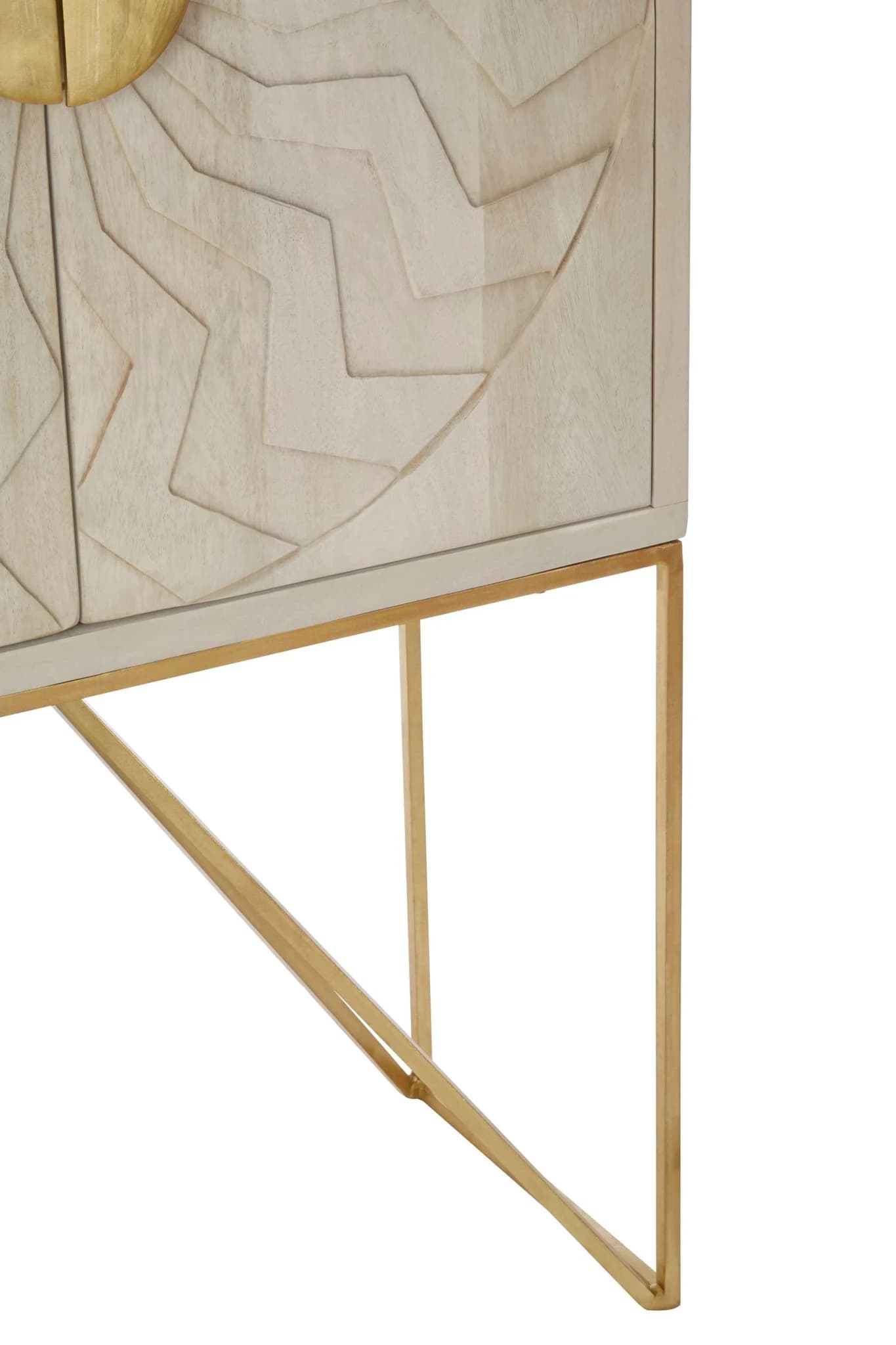 Sadras White Wash Mango Wood Cabinet - Bookcases & shelving, photo 5 of 8