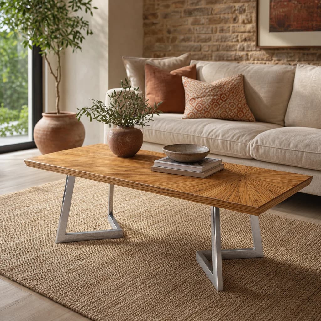 Gabar Natural Bamboo Coffee Table - Tables, photo 1 of 7
