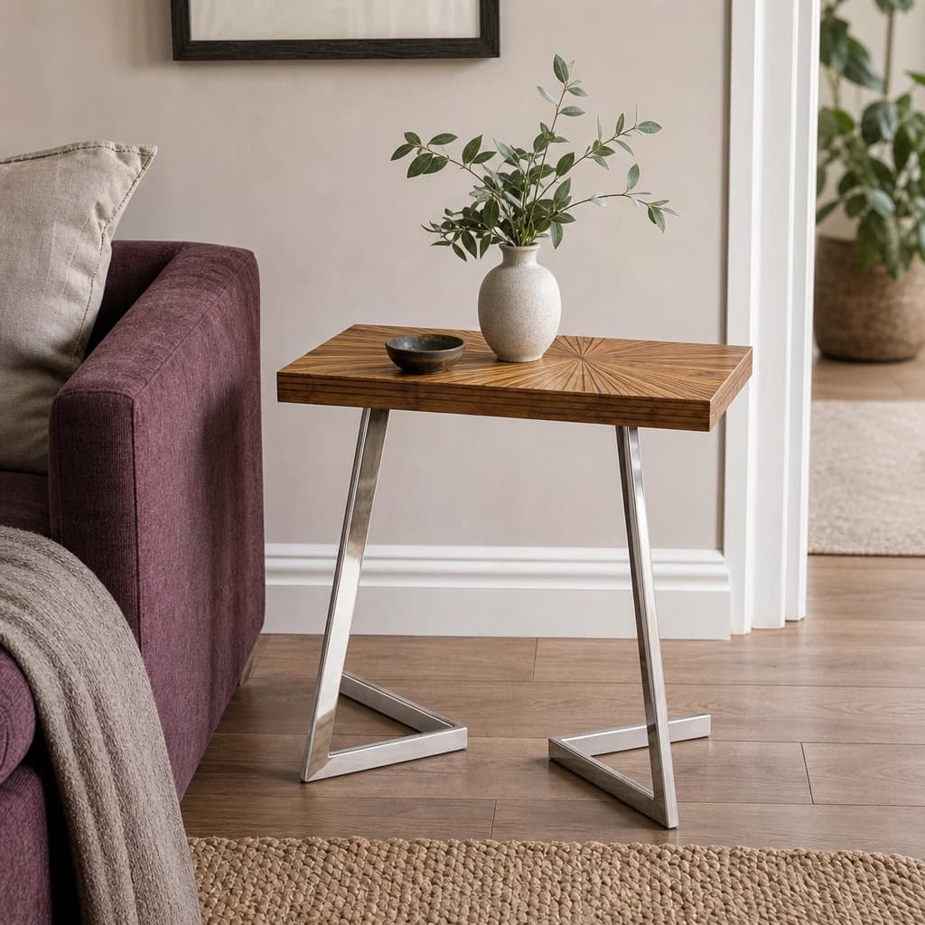 Gabar Natural Bamboo Side Table - Tables, photo 1 of 7