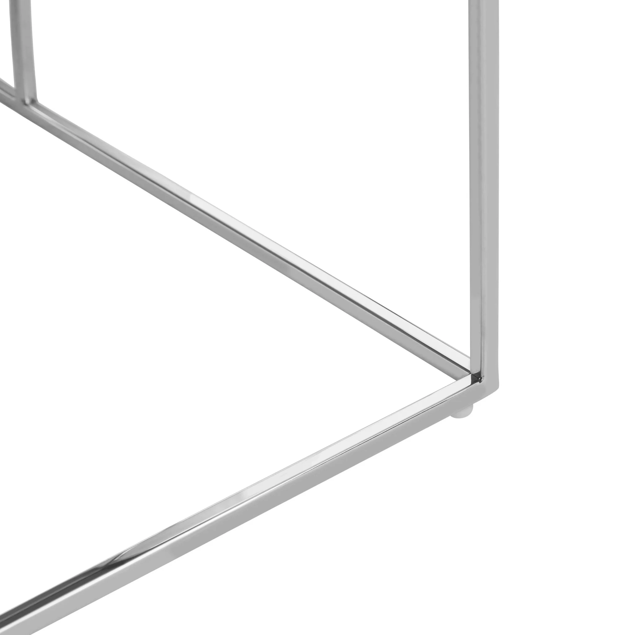 Oria Brushed Silver and Gold Finish Coffee Table - Tables, photo 7 of 7