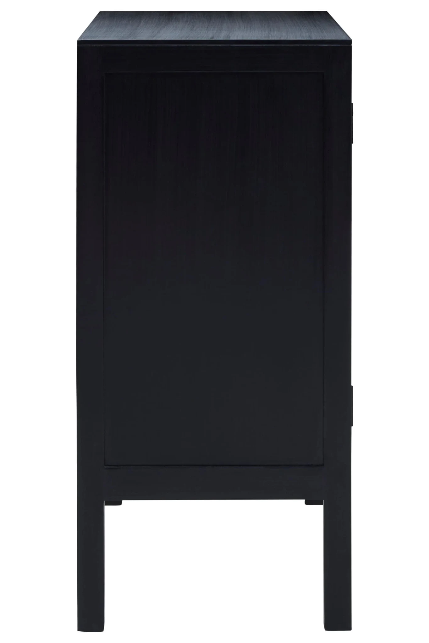 Corso Black Sideboard with Two Rattan Doors - Bookcases & shelving, photo 7 of 8