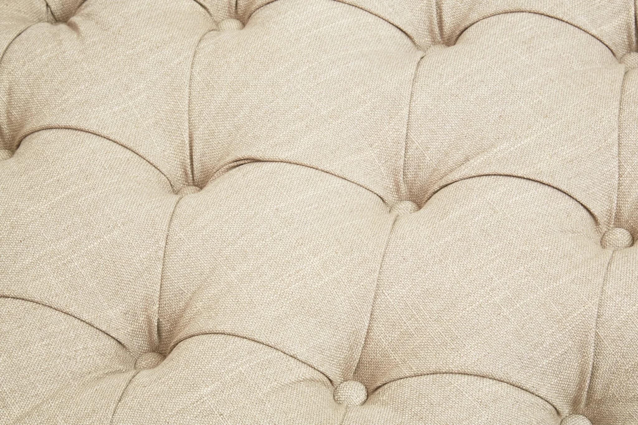 Surina Stone Fabric 3 Seat Modern Chesterfield Sofa - Seating, photo 5 of 8